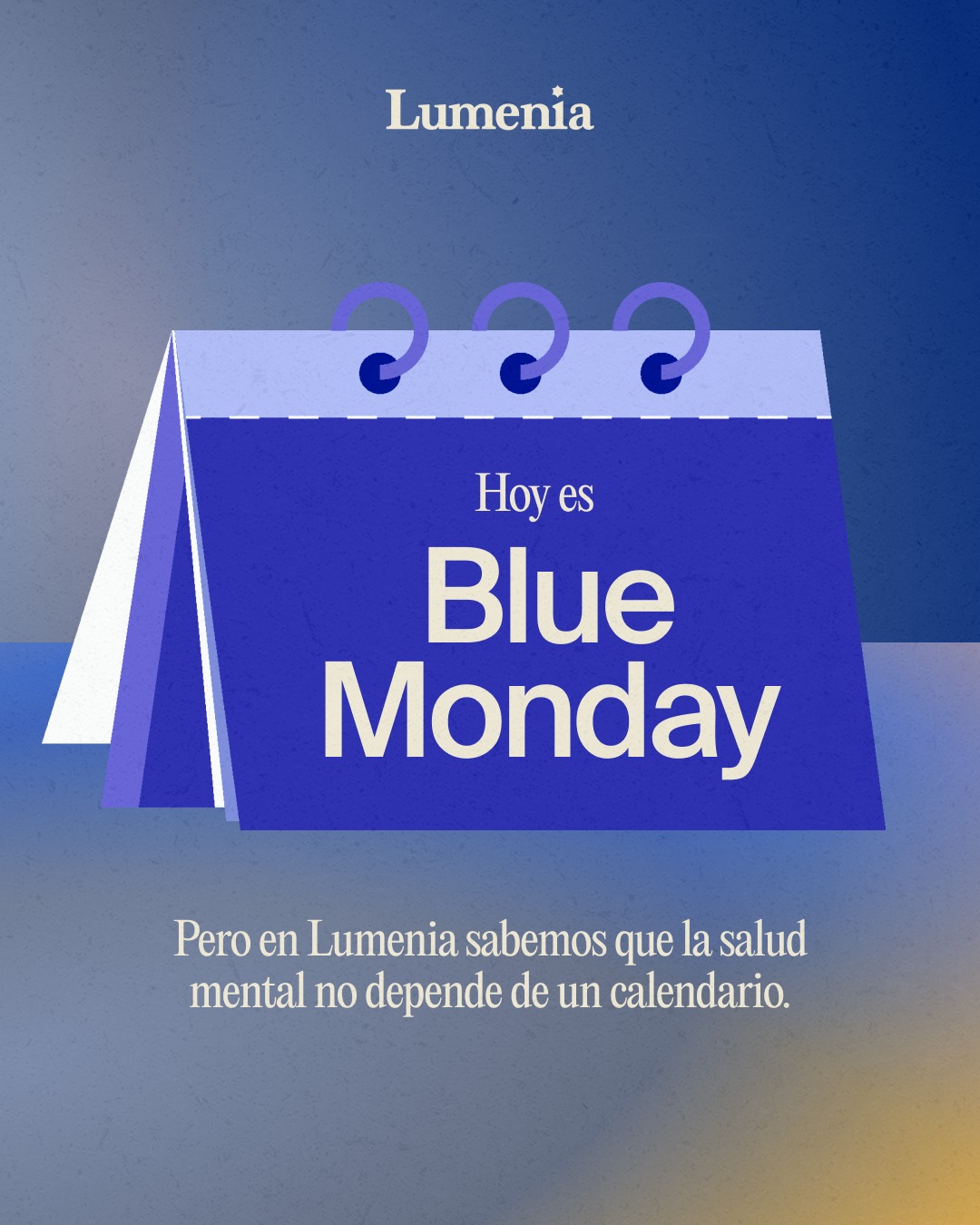 Aquí te compartimos cómo identificar si esa "tristeza de lunes" es en realidad una señal de alerta que no debes ignorar.
No permitas que una tendencia minimice lo que tú o tu familiar están viviendo.
#bluemonday