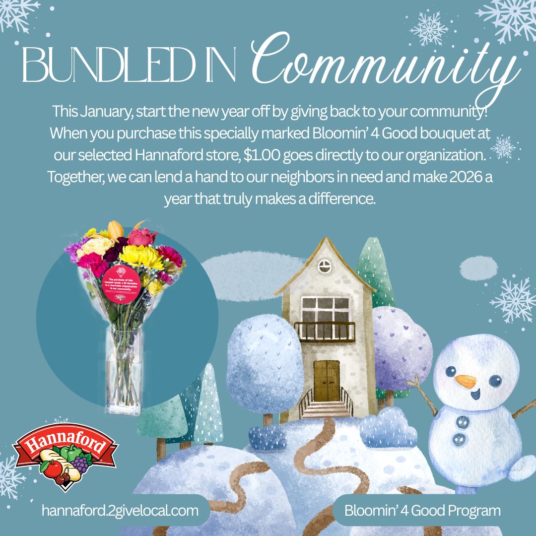 Don't forget! Hannaford in Sanford, ME has chose US to be this month's Bloomin' 4 Good recipient! Thrive will receive $1.00 from every Bloomin' 4 Good bouquet all throughout January.
We are so grateful to organizations like Hannaford Supermarkets who are committed to making their communities better by supporting local organizations like ours! Thank you @hannafordmkts !
#bloomin4goodbouquet #THRIVENewEngland #EndExploitation #SupportSurvivors