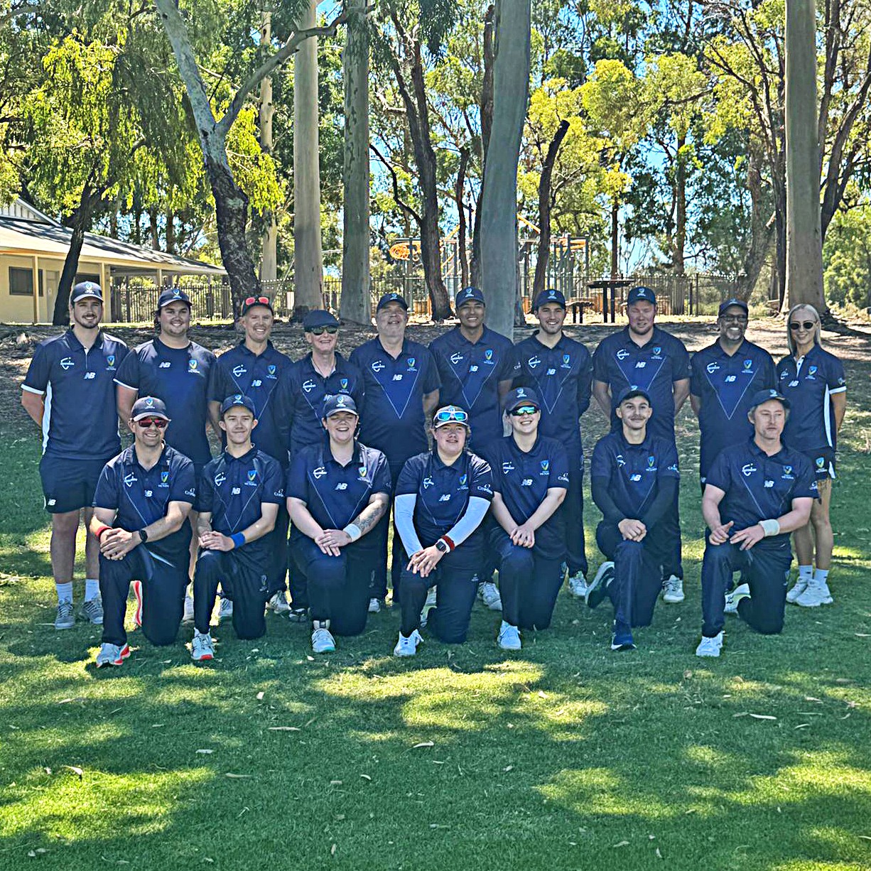 Our squad head home today after a huge National Cricket Inclusion Championships over in Perth.
The team experienced highs and lows, personal milestones and massive team growth, pushing through some blistering temperatures and sore bodies.
Taking away 3 wins from 5 games and a semi final loss under unfortunate circumstances we can be incredibly proud of every single team member.
Big thanks to our Coach Johnny Boland, Captain Ned Brewer-Maiga and Team Manager Shari Wilson.
To Simon Fuller and Cricket Victoria for getting the squad over to Perth.
Our transport and support team, Noah, Cohan and Brook and to the loudest sideline cheer squad, heard for miles around!
Finally to Cricket Australia for holding this tournament, putting the spotlight on inclusive sport and making a huge difference in these athletes lives.
Travel safe Vics! #govics🔵⚪️
