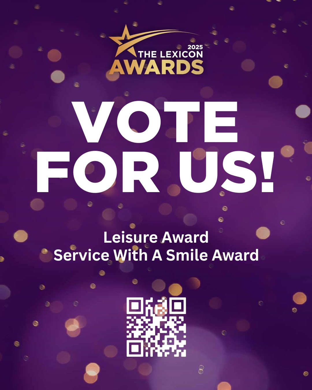 We are honoured that our Bracknell store has been nominated again for the Leisure Award and the Service With A Smile Award at this year’s Lexicon Awards! 🏆
By casting your vote, you’ll be entered for a chance to win a £50 gift card from @thelexiconbracknell! 🎁
✍🏼 Vote at the link in our bio
📅 Voting closes 20 Feb 2026
🎁 Voters enter a draw to win a £50 gift card!
#TheLexiconAwards #Bracknell #ServiceWithASmile #SupportLocal #Arcade #Community #gaming