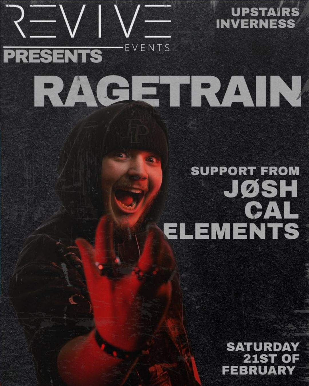 🔥 REVIVE EVENTS PRESENT: RAGETRAIN 🔥
Brace yourself — Ragetrain is rolling into Upstairs for a full-throttle night of heavy energy and raw sound.
⚡ Support from Josh, Cal & Elements
🗓 Saturday 21st February
📍 Upstairs, Inverness
Tickets: Link in bio or https://www.skiddle.com/whats-on/Inverness/Upstairs-Inverness/REVIVE-Presents-RAGETRAIN/41940078/?utm_source=ig&utm_medium=social&utm_content=link_in_bio&fbclid=PAZXh0bgNhZW0CMTEAc3J0YwZhcHBfaWQMMjU2MjgxMDQwNTU4AAGnsyz_NACUZe2WyCoqgwxKXw3hBAmzN_qbdbp4TAkwlexyUz-jWzk0QMS3zAw_aem_uRzDAWcBcvAsCULROSmfMQ
Expect big drops, relentless beats and zero brakes.
This one’s for the front-row crew — don’t miss it. 💥🎶