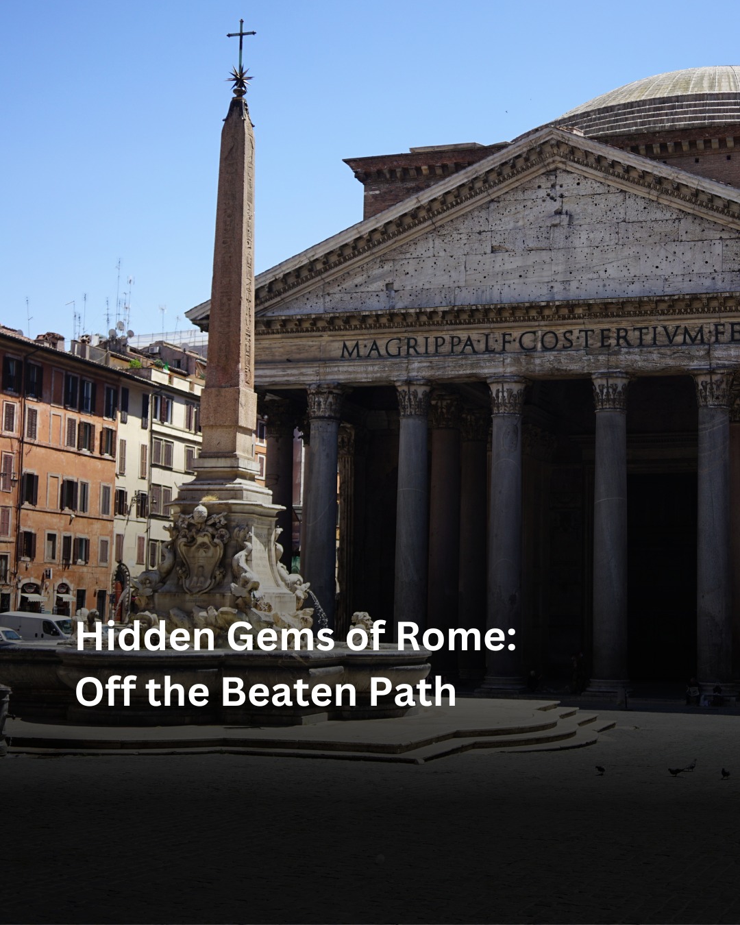 Hidden Gems of Rome: Off the Beaten Path 🌿
Rome isn’t just about the usual landmarks—it’s about discovering the city’s hidden treasures! Here are a few lesser-known spots that Rome with Mike can show you:
✨ Hidden Rome & Bone Crypts Tour – Explore secret places and the eerie Bone Crypts, steeped in history.
✨ Ostia Antica: The Hidden City – Step back in time with a visit to this ancient Roman port city, just a short drive from Rome.
✨ Catacombs: The Coolest Underground Tour – Delve into Rome’s underground history and explore its ancient catacombs.
✨ Angels & Demons Dan Brown’s Experience – A thrilling treasure hunt through Rome’s mysteries, based on the best-selling novel.
Want to explore Rome’s secrets with a local guide? Book your tour today!