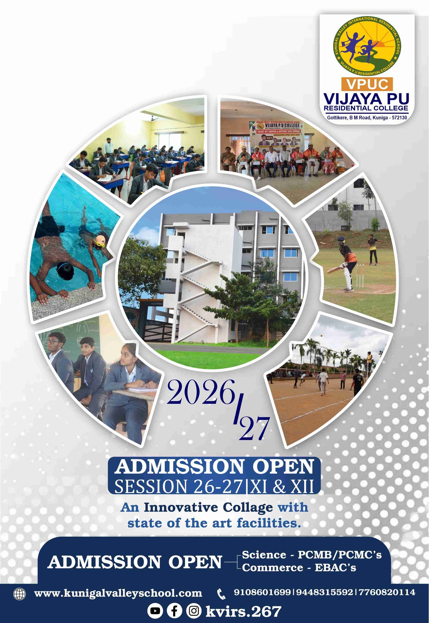 ๐ Admissions Open for Academic Year 2026โ27 ๐
We welcome young minds to join a nurturing environment where learning meets excellence.
Give your child the right foundation for a bright and successful future.
๐ Quality Education | ๐ฑ Holistic Development | ๐ซ Supportive Campus
๐ Contact us today for details
#AdmissionsOpen #AcademicYear2026_27 #CollageAdmissions #QualityEducation #FutureBeginsHere #LearningWithPurpose #EnrollNow