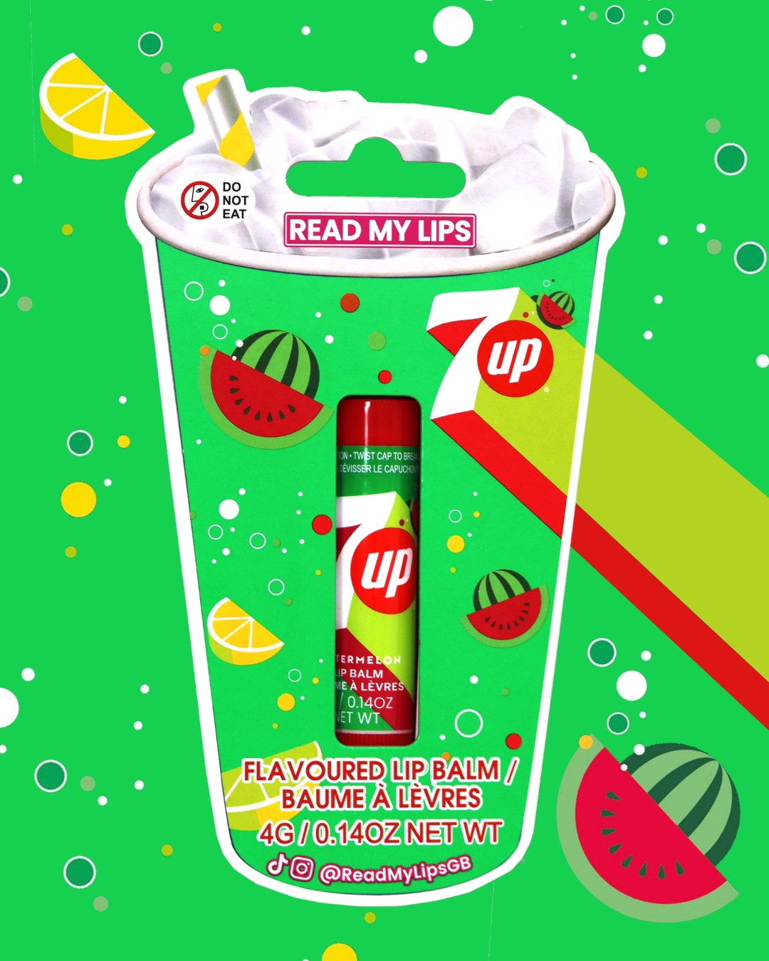 Say hello to your new lip essential!
Our 7UP Watermelon flavoured lip balm is available to shop today @primark ๐
#readmylipsgb #primark #primarkbeauty #newness #launch #primarkfinds #lemon #lime #watermelon