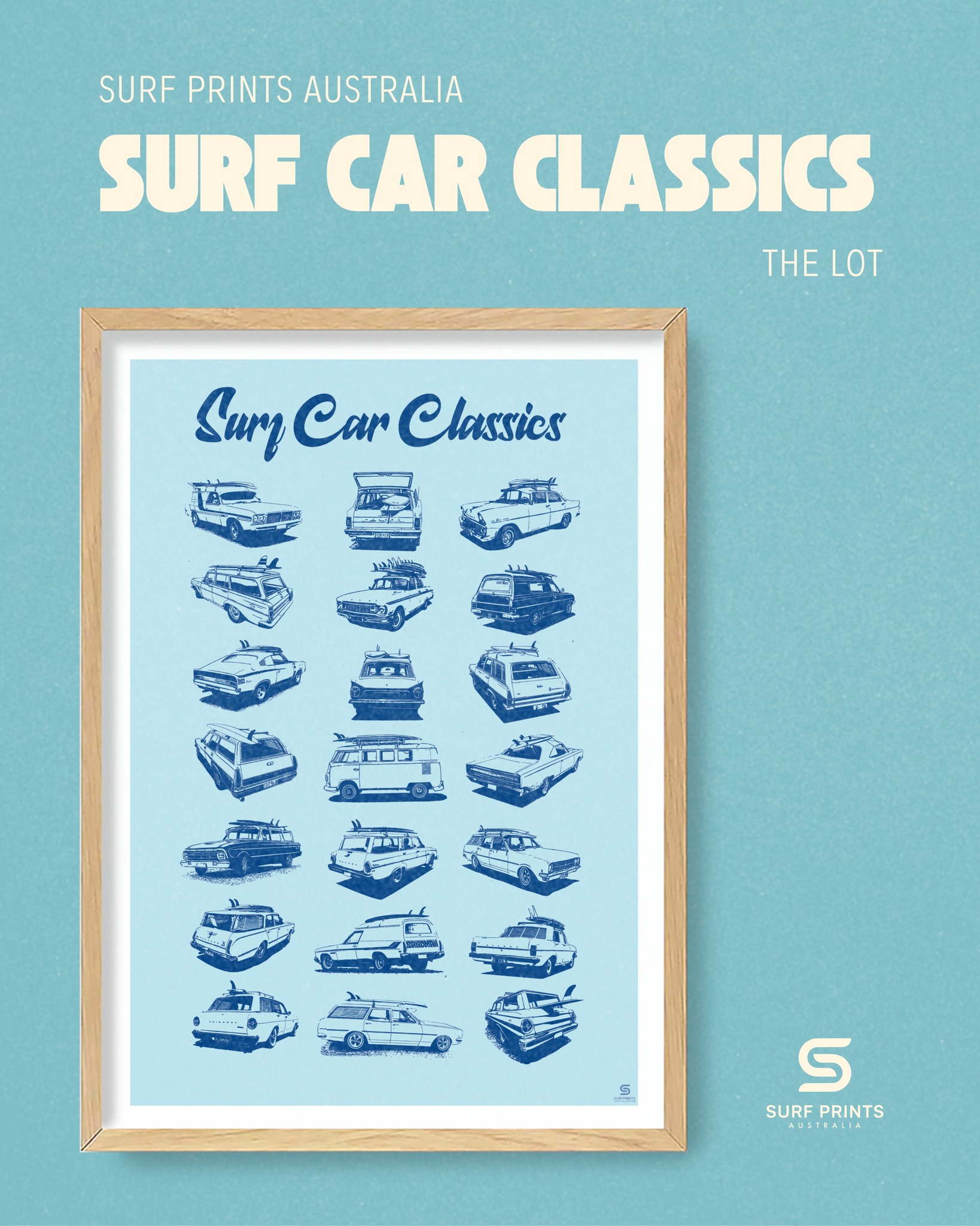 The classic surf car. From the Holden EH to the Ford XP, to Kombi's and Sandmans..... Celebrating the surf trip and the classic cars that got you there.
#SurfCars #RetroSurf #AussieIcons #SurfArtPrints #VintageVibes