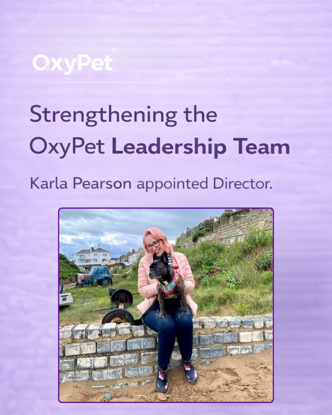 OxyPet Wrapped 2025 💜 - Strengthening the OxyPet Leadership Team
What happens when science, compassion and community come together?
In 2025, Karla Pearson, founder of No Bull Group: Just Natural Health for Dogs — officially joined OxyPet’s leadership team, helping guide the future of oxygen-led pet wellness.
Karla brings with her a global community of over 90,000 pet parents, built on education, natural health and informed, integrative care. Her journey began with her French Bulldog Betty, and a simple but powerful question:
How can we help dogs thrive using what their bodies need most?
With OxyPet, the answer became clear:
💧 Better hydration
🫧 More available oxygen
🐾 Daily functional support
OxyPet is a functional hydration upgrade — not a medicine, not a supplement — but pure Cornish spring water infused with stable nano-bubble oxygen, delivering:
• Superior hydration
• Over 10× more dissolved oxygen
• Daily oxygen support
• Enhanced vitality
This is especially important for brachycephalic breeds, who naturally struggle with oxygen availability and dehydration due to their airway structure. By increasing oxygen and hydration together, OxyPet helps support a healthier internal environment — gently and naturally.
No fizz.
No additives.
No chemicals.
Just pure spring water + oxygen, in a form your pet can actually absorb.
Karla’s leadership strengthens OxyPet’s mission:
To make a positive difference in the world by improving pet health with more oxygen and superior hydration.
This isn’t about replacing vets.
It’s about giving pet parents a smarter daily foundation — starting with the most basic need of all.
Because the future of pet health starts with:
💧 Water
🫧 Oxygen
🐾 Everyday support
👉 Try it for 90 days and see the difference:
https://www.oxypet.co.uk/product-page/oxypet-oxygen-water-subscription