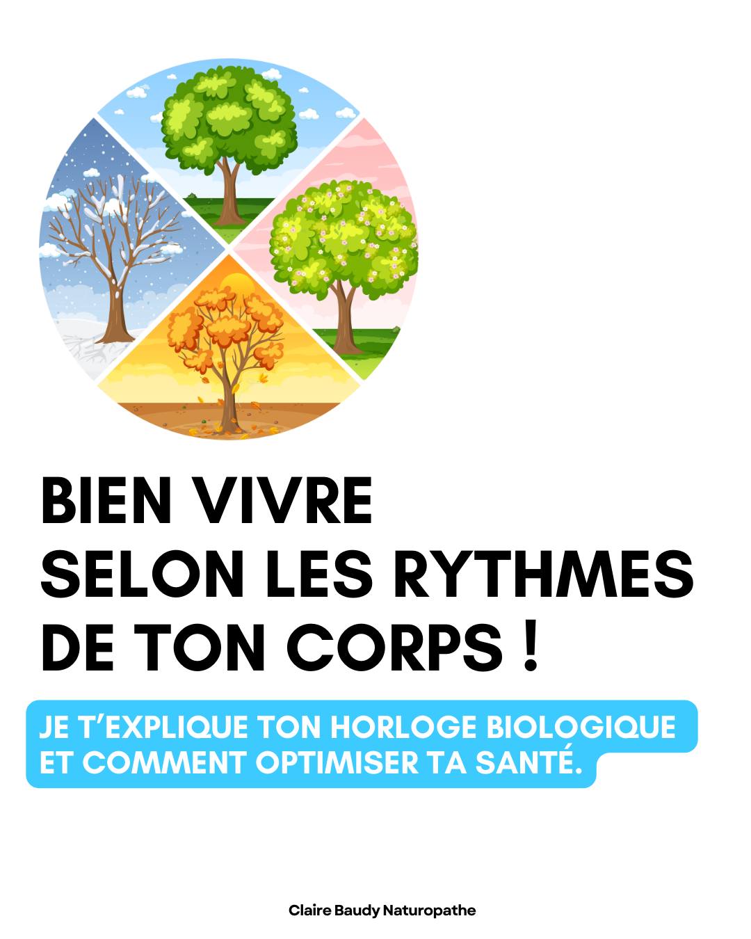 On parle beaucoup de quoi manger,
de quoi prendre,
de quoi faire pour aller mieux…
Mais on oublie souvent une dimension essentielle : le temps ⏳
Ton corps n’est pas conçu pour fonctionner en continu,
mais selon une architecture rythmique très précise :
✅des cycles journaliers (circadiens)
✅ des cycles courts (ultradiens)
✅ des cycles longs (saisons, cycle féminin)
Fatigue persistante, troubles du sommeil, digestion difficile, fringales tardives, inflammations silencieuses…
👉 et si ce n’était pas un “dysfonctionnement”,
mais un désalignement temporel ?
🌱 La naturopathie rejoint pleinement cette lecture :
on ne soigne pas contre le vivant,
on chemine avec ses rythmes.
✨ Respecter son horloge biologique,
c’est souvent le premier pas vers un mieux-être durable.
💬 Dis-moi en commentaire :
➡️ est-ce que tu sens que ton corps est “à contretemps” en ce moment ?
👉Pour prendre RDV avec moi : www.naturopathierennes.com
✅ Visio ou cabinet à Rennes
✅ Bilans de naturopathie avec programme personnalisé
✅ Coaching en développement personnel
✅ Massages, drainages, réflexologie plantaire
#horlogebiologique #naturopatherennes #naturopathierennes #rythmeinterieur
