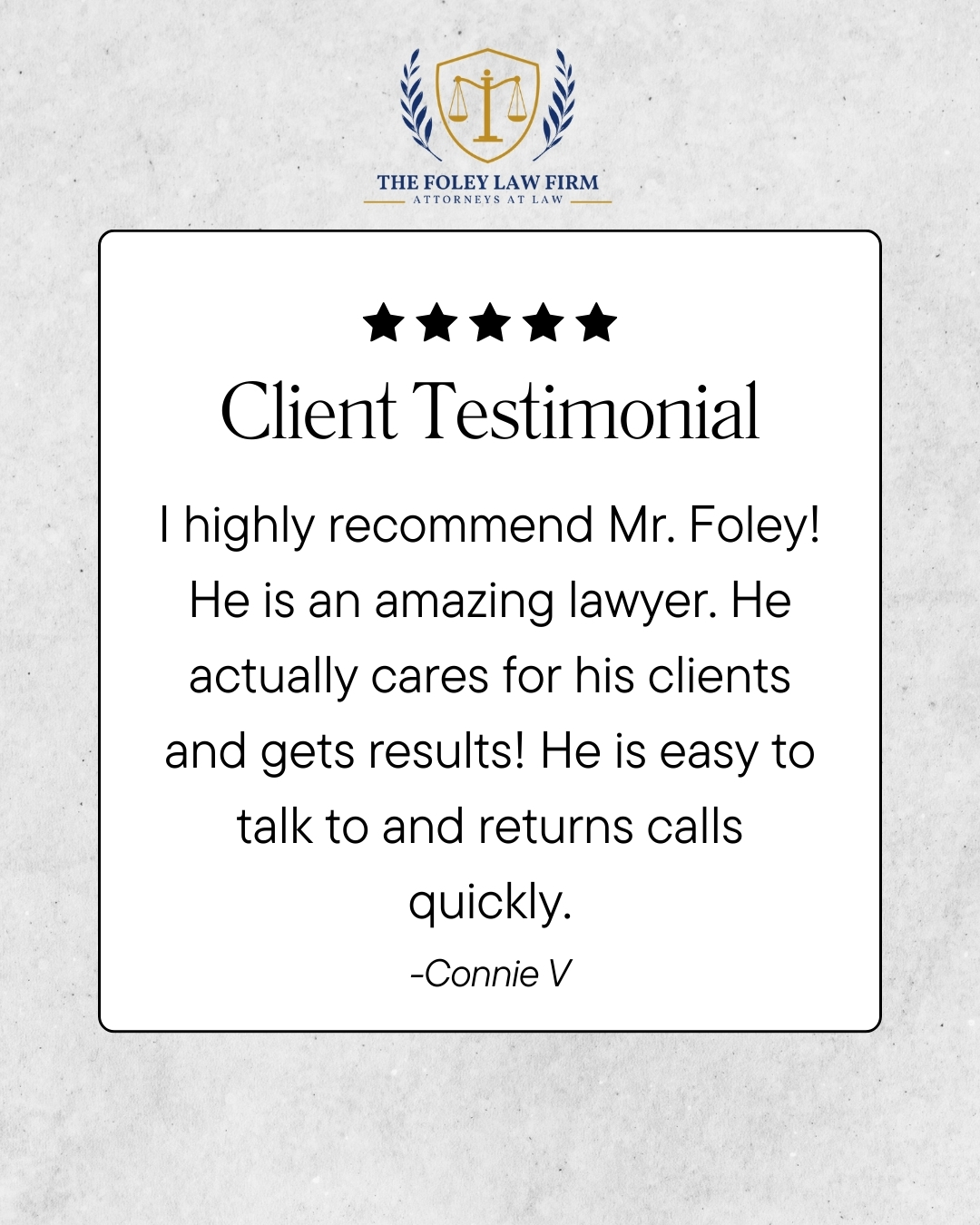 Thank you for the kind words! It’s why we do what we do. We’re always here if you need anything in the future.🙌
#TheFoleyLawFirm #coloradosprings