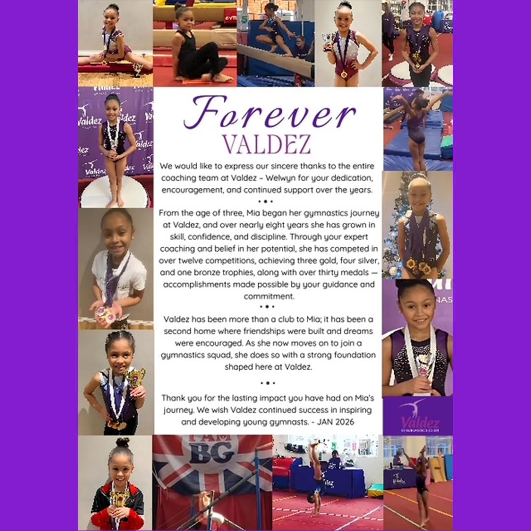 We’re sad to see one of our fantastic squad gymnasts, Mia, leaving us, but we’re so proud of her, and so happy for her that she was selected to join an Elite Artistic gymnastics squad! We’ll miss her very much, but we know she’ll go on to do even more amazing things!