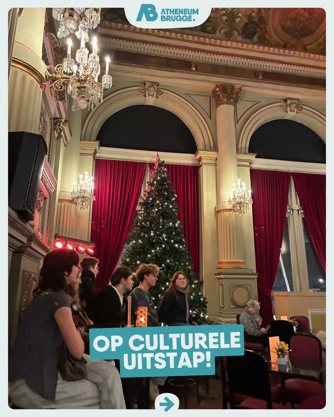 Met enthousiaste leerlingen Latijn uit de derde graad trok mevrouw Lievens naar de voorstelling “De mythe” in het kader van lessen drama. Een leuk uitje!
—
#ikbeneenatheneeër #fieroponsgo #samenlerensamenleven