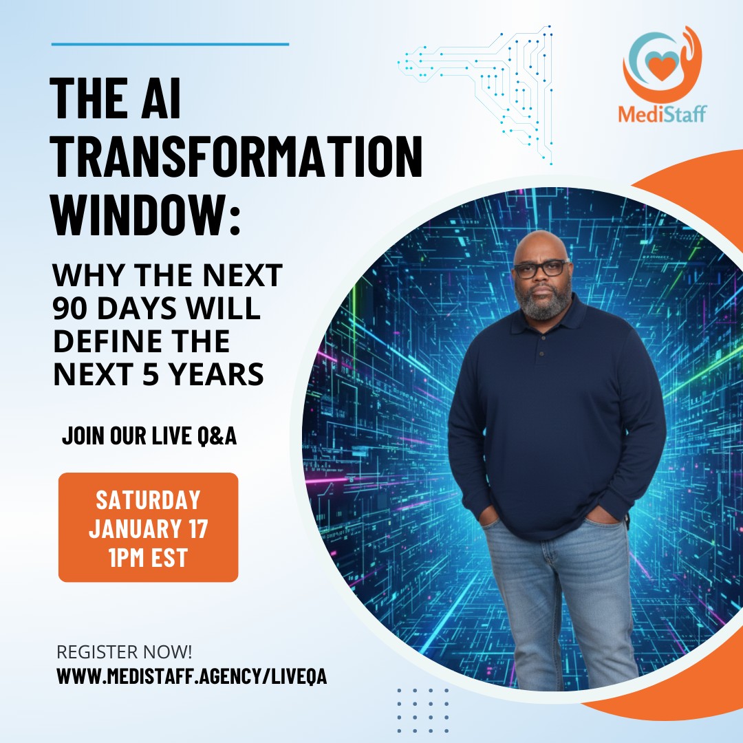 The next 90 days will define the next 5 years for home care agencies.
Some are leveraging AI to automate hiring, scheduling, and care reporting—creating calm, strategic, and profitable operations. Others are stuck in crisis mode.
This Saturday, we’ll explore:
- How AI transforms agency operations from chaos to control
- The 7 AI systems driving retention, revenue, and efficiency
- Why early adoption gives a 12–18 month advantage
Seats are limited—join our Live Q&A: medistaff.agency/liveqa
#AIinHomeCare #HomeCareInnovation #AgencyTransformation #MedicalStaffing #AIAdvantage #LiveQandA #MedStaffLive