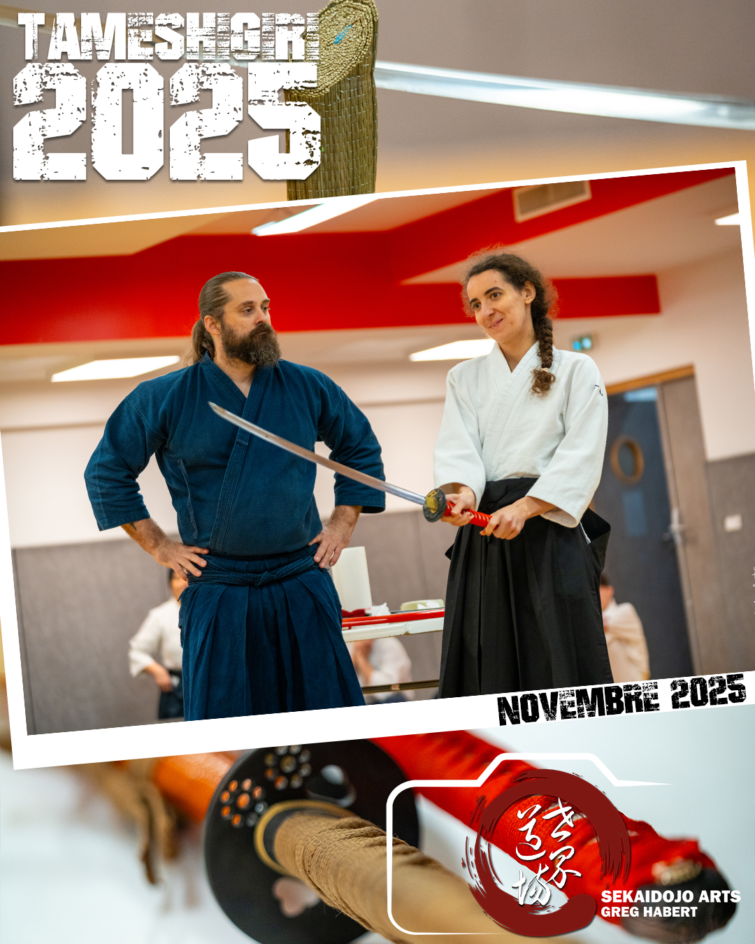 Tameshigiri 2025 - Photo semaine 9
Stage de coupe à la MJC Palaiseau.
Animé par Greg Habert.
Photo Sekaidojo arts par Carole Nicco et Greg Habert
#Aikido #Shizengeiko #StageAikido #FFAB #ArtsMartiaux #Nature #Partage #aikido #aïkido #aikidoforall #aikidoka #iaido #kenjutsu #budo #aikidotechnique #aikidoforall #sekaidojo #aikido_aikikai #aikidoaikikai #aikido_techiniques #womenaikido #aikikai #aikidoaikikai #thebudolife #shizengeiko #Shizengeikoharu #合気道 #spring #franceaikido