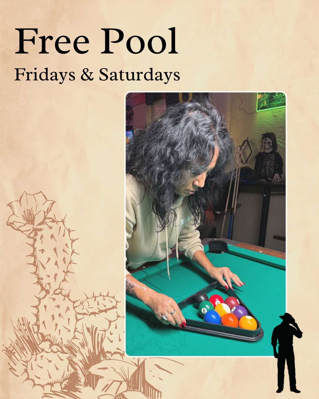 If you need us, we’ll be playing free pool.
Every Friday.
#FreePoolNight #TumbleInnRedmond #localsknow #RedmondDiveBar #thetumbleinnreviews #tumbleinnreviews #centraloregon #redmondoregon #localbusiness #LocalSpot #TumbleInnFamily #DiveBarVibes #thetumbleinnredmond #thetumbleinn #local #remondoregon #LocalBarLife #RedmondOregon #PoolPlayers #RedmondPoolPlayers #localhangoutredmond #RedmondORBars #TumbleInn #PoolNight #FreePoolFriday