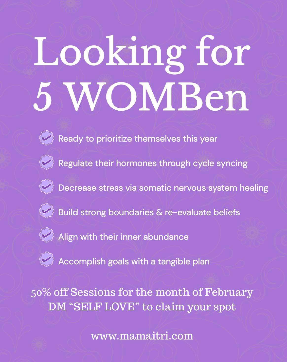 Looking for 5 Wonderful WOMBen who would like to step into their power this year!! Offering 50% off x4 1:1 coaching sessions with me!!! Comment Below with āSELF LOVEā and Iāll send you a PM š¤āØšŖš„
#myyear #coachingwomen #newyearsresolution #timetochange #GlobalSisterhood