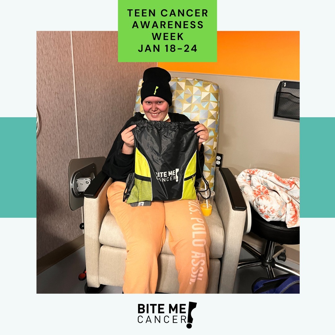 It's so great when we receive a photo of a smiling teenager who received one of our Teen Support Bags. ๐