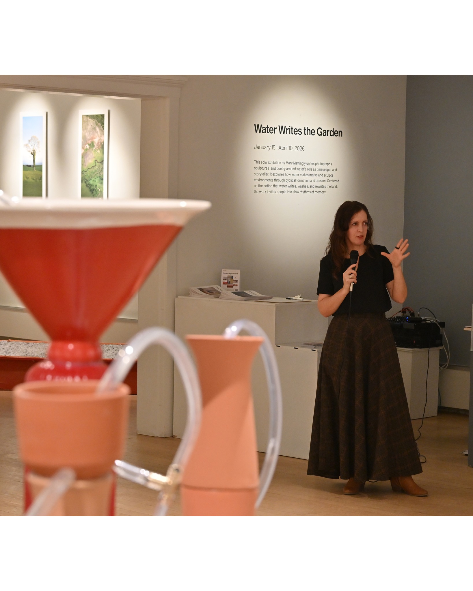 Get to know Mary Mattingly: artist, activist, and visionary 🌿
Her work asks how we live together with the systems that sustain us.
"Water Writes the Garden" on view through April 10.
Supported by the Vermont Arts Council + National Endowment for the Arts.
Images:
1: courtesy of Gordon Miller
2: "Between Bears Ears and Daneros Mine" 2018
3: "Poems for Plants" 2024 photo courtesy of Matt Neckers
@marymattingly @thecurrenteducation @stoweartsandculture @gostowe @vtartscouncil #TheCurrentVT #VermontArt #ArtInVermont #MaryMattingly #EcoArt #TheCurrent #WaterIsLife #ClimateNow #VisitTheCurrent #ClimateJustice #ClimatePhotography #Symbiosis #ClimateArt #WaterSeason #WaterWritesTheGarden