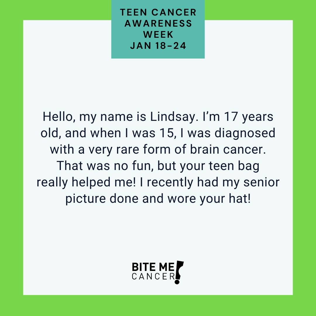 Wow, we were blown away by her feedback to us! Very cool that she wore our hat for our graduation photo! 💚💚