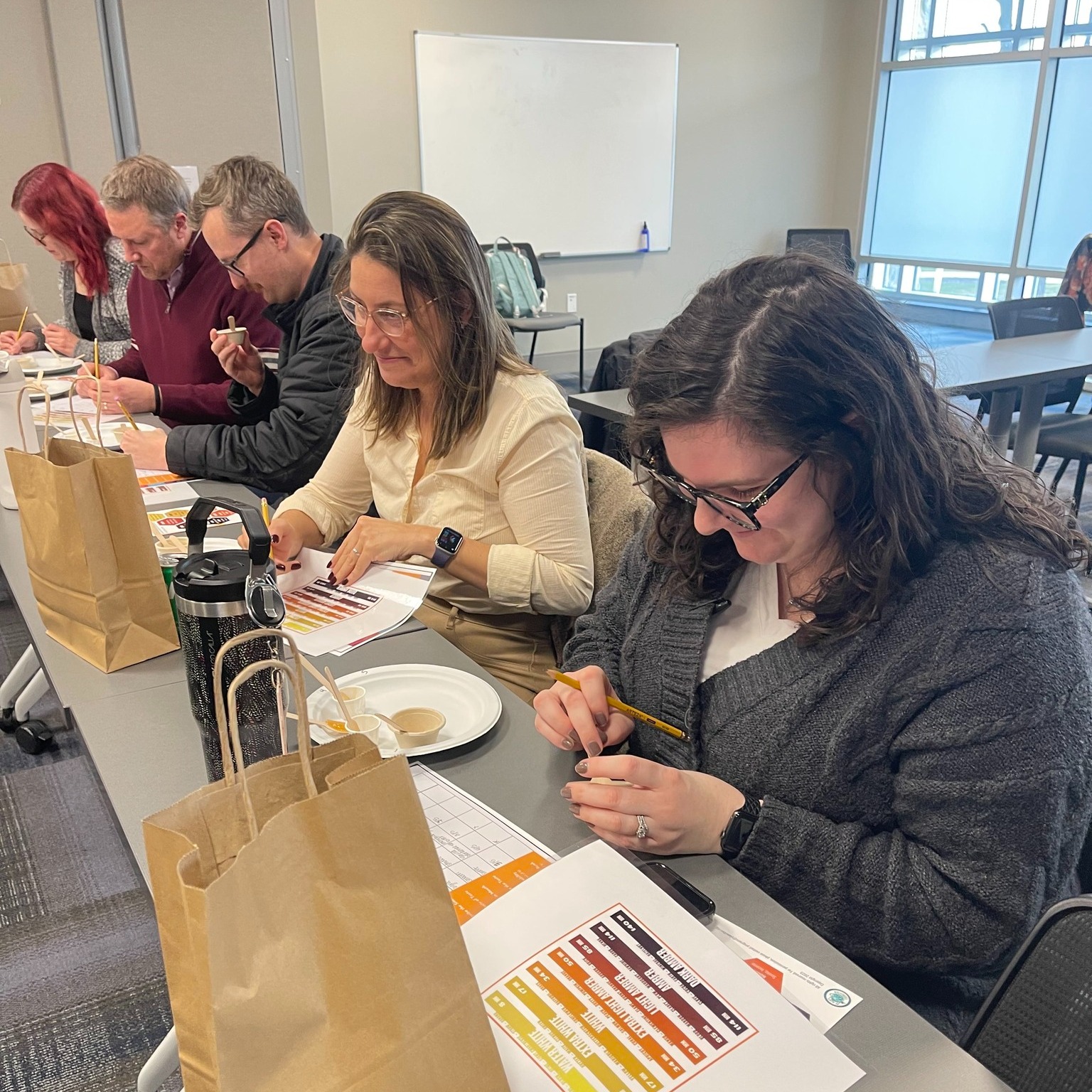 We were buzzing to spend the day with 19 employees from @carlislecm for a team-building experience that was equal parts sweet and impactful. 🍯🐝
Together, we explored a guided honey tasting, learning how honey is made, why floral sources shape flavor, and how pollinators connect directly to our food systems and sustainability.
Experiences like this don’t just bring teams together; they also make a real difference. Through Carlisle Construction’s support, Planet Bee is able to deliver hands-on environmental and conservation STEM education to nearly 200 students nationwide.
Want to bring a hive-minded experience like this to your team? Corporate honey tastings are now booking. Reach out to schedule your own hands-on, purpose-driven team day or go to the link in our bio!
#teambuilding #corporatepartners #protectpollinators #honeytasting #savebees #bees