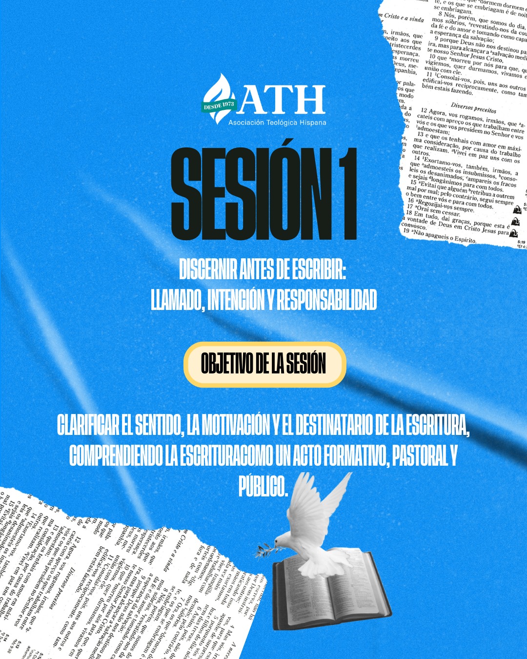 ✍️ Escribir es un arte, publicar requiere estrategia.
Muchos autores tienen grandes ideas, pero se detienen ante la pregunta: "¿Y ahora qué hago con mi manuscrito?".
En nuestro próximo taller “Del Manuscrito a la Publicación”, no solo hablaremos de redacción. Nos enfocaremos en el discernimiento necesario para saber si tu obra está lista y en la preparación editorial para llevarla al mundo profesionalmente.
🌟 ¿Qué hace único a este taller?
Formato Híbrido: Asiste presencialmente y repasa el contenido con la grabación en plataforma.
Tiempo para procesar: Son 3 sesiones mensuales (Marzo, Abril y Mayo) para que puedas trabajar en tu texto entre clases.
Certificación y Comunidad: Tu inscripción General ($75) incluye tu Certificado y una Membresía Personal del instituto.
🗓️ Agenda tus sábados:
• 28 de Marzo
• 25 de Abril
• 23 de Mayo
(De 10:00 am a 12:00 pm)
📉 Precios Especiales:
• Público General: $75
• Estudiantes e Instituciones: $67
• Miembros actuales: $60
🚨 Solo hay 25 lugares disponibles. Preferimos un grupo pequeño para garantizar la calidad de la enseñanza.
👉 Reserva tu lugar hoy mismo en www.athispana.org