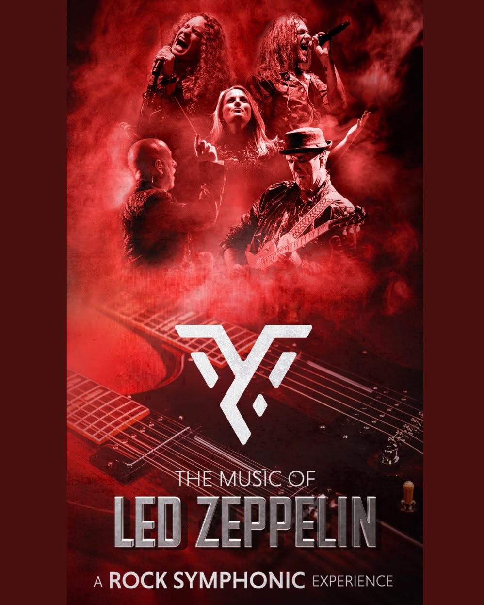 LED ZEPPELIN ROCK SYMPHONIC
The power of rock. The force of a symphony.
Iconic songs. Epic sound. Pure adrenaline.
A breathtaking rock symphonic experience featuring star vocalists, a world-class rock band, and full orchestra, direct from London’s West End.
Legendary music. Monumental scale.
This is Zeppelin like you’ve never heard it before.
#LedZeppelinRockSymphonic #RockSymphonic #LiveMusicExperience #CityLightsOnTour #RockWithOrchestra #ClassicRockLive #ConcertPromoters #EpicConcert #LivePerformanceLove #concertpromoters #RockLegends #SymphonicRock