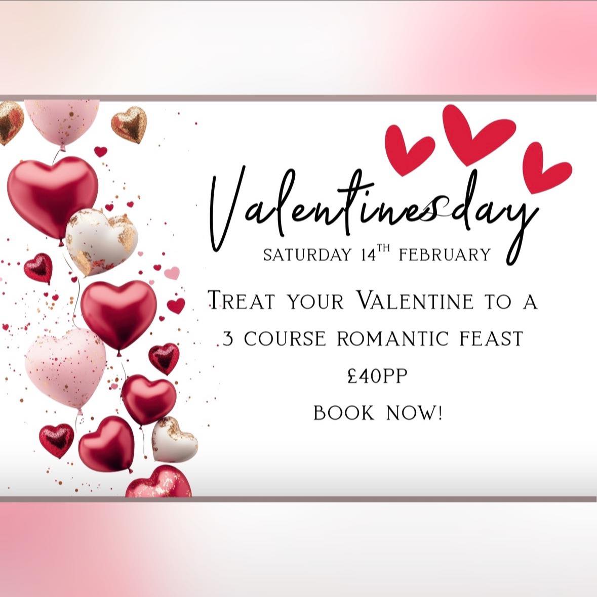Good food, great company & cozy vibes 💖
Celebrate Valentine’s Day with our special 3-course menu for £40pp
Perfect for date night ✨
📖 Book your table now