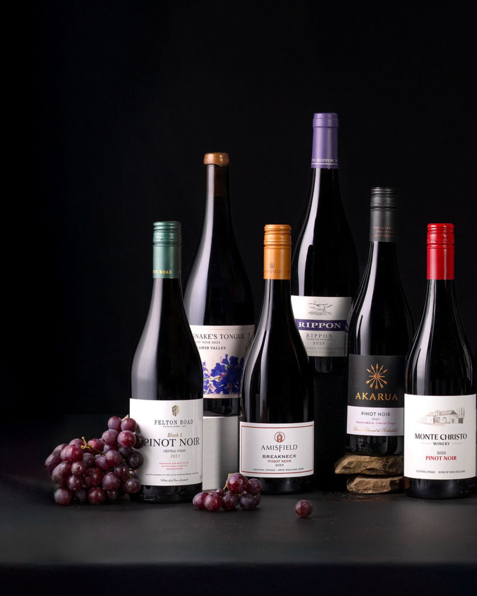 THE CENTRAL DOZEN - 2023 VINTAGE
As the 2024 judging draws near, we're reflecting on the 2023 dozen – a curated case of Central Otago Pinot Noir.
Emma Jenkins MW:
"We blind tasted our way through 75 wines to a shortlist of 18 wines and then after thought-provoking discussion, whittled down the final dozen. Once again, we were keen not just to deliver the ‘shiniest’ wines, or a list of the usual suspects. Instead, we looked for wines that reflected the essence of the 2023 season, a year that highlighted the thrill that Pinot Noir being grown on the edge can bring – tension, minerality, structure, and vivid regional, subregional and site expression. "
The 2023 Central Dozen
• Akarua Pinot Noir
• Amisfield Breakneck Pinot Noir
• Brennan B2 Pinot Noir
• Burn Cottage Vineyard Pinot Noir
• Felton Road Pinot Noir Block 5
• Grasshopper Rock Earnscleugh Vineyard Pinot Noir
• Moko Hills Pinot Noir
• Monte Christo Central Otago Pinot Noir
• Peregrine Pinot Noir
• Pyramid Valley Snake’s Tongue Pinot Noir
• Quartz Reef Bendigo Pinot Noir
• Rippon 'Rippon' Mature Vine Pinot Noir
Spanning emerging producers to long-established wineries, with organic and regenerative practices well represented, this dozen reflects the technical and stylistic diversity of Central Otago Pinot Noir. Which ones have you tried? 🍷
Full details available in bio.
#centralotagowine #centraldozen #pinotcentral #pinotnoir