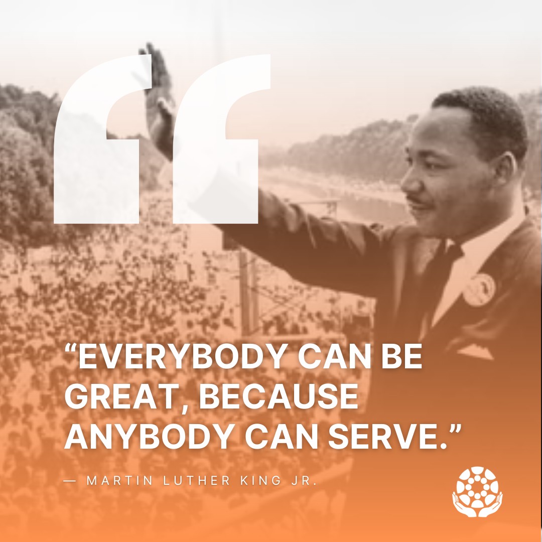 Today, we honor the legacy of Martin Luther King Jr. and his powerful reminder that “Everybody can be great, because anybody can serve.”
At Human Works, service is at the heart of everything we do. From supporting youth and veterans to creating opportunities for underserved individuals, we believe real change happens when people are empowered, supported, and given a pathway forward.
This MLK Day, service does not have to be big to matter. Supporting a mission, sharing resources, volunteering your time, or standing with your community all make a difference.
If you are looking for a way to serve today and beyond, we invite you to support our work and be part of the impact: www.human-works.org/ways-to-help
#MLKDay #DayOfService #HumanWorksFoundation #EmpoweringLives #CreatingPathways #ServeWithPurpose #CommunityImpact #NonprofitSupport