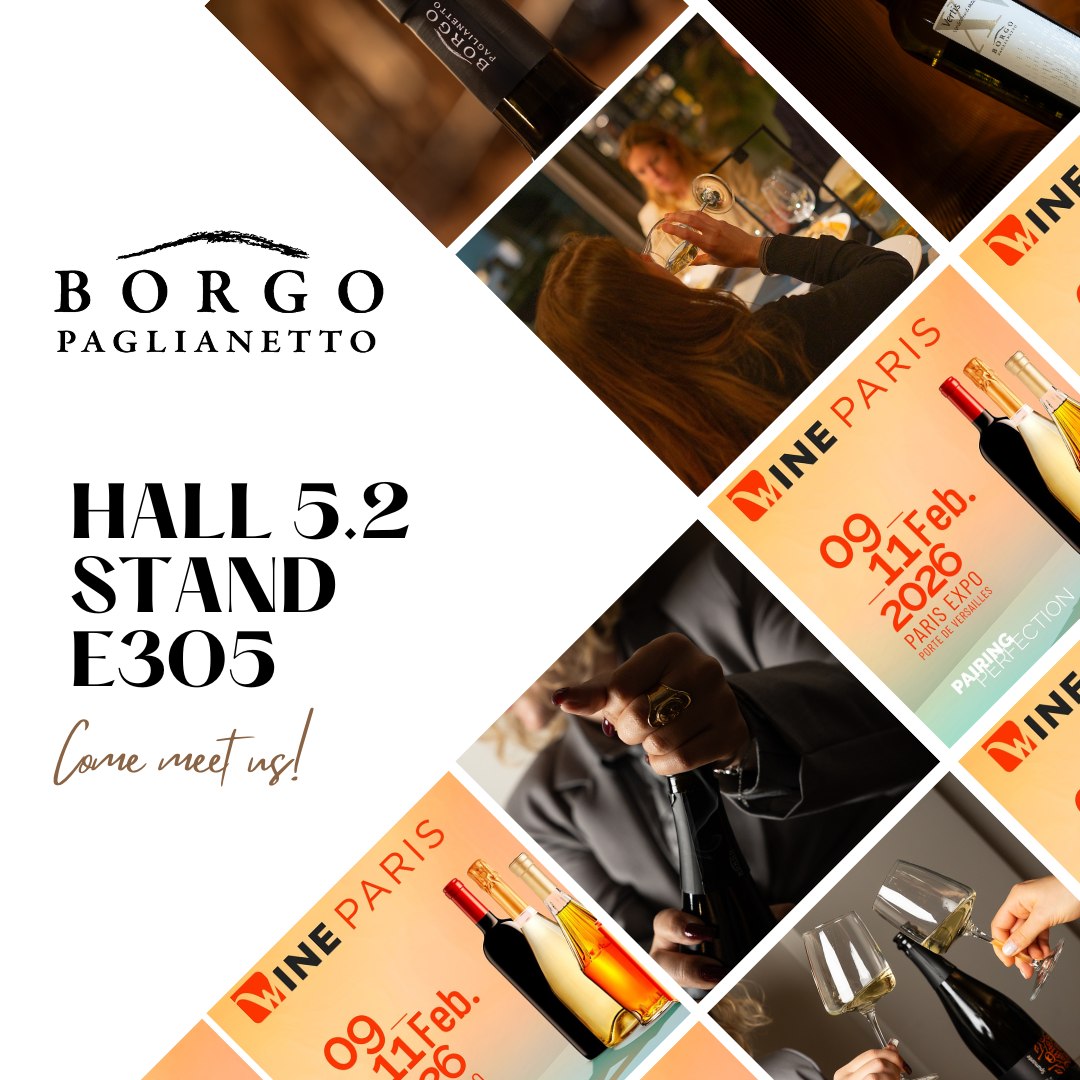 🍷✨ We’ll be at Wine Paris 2026! ✨🍷
Come visit us at Hall 5.2 – Booth E305 📍
Get ready to be surprised by Verdicchio di Matelica:
a refined, mineral and authentic Italian white wine that truly expresses its terroir 🍇💚
👉 Tastings
👉 Meetings
👉 Memorable wine experiences
Wine Paris 2026 is the perfect place to discover Italian wine excellence.
We look forward to raising a glass with you 🥂
🍷✨ Saremo a Wine Paris 2026! ✨🍷
Venite a trovarci a Hall 5.2 – Stand E305 📍
Lasciatevi sorprendere dal Verdicchio di Matelica:
un vino autentico, elegante, minerale, che racconta il nostro territorio ad ogni sorso 🍇💚
👉 Degustazioni
👉 Incontri
👉 Esperienze da ricordare
Wine Paris 2026 è il posto giusto per scoprire l’eccellenza del vino italiano.
Vi aspettiamo per brindare insieme 🥂
#borgopaglianetto #organic #madeinitaly #matelica #WineParis2026 #VerdicchioDiMatelica #ItalianWine #WineExperience #WineTasting #WhiteWine #Hall52 #BoothE305