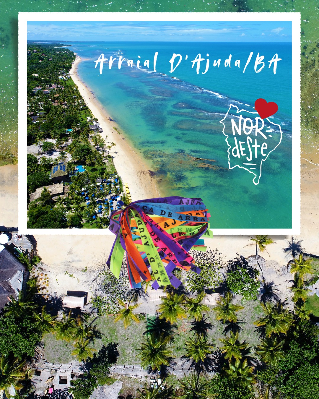 Arraial d’Ajuda é aquele pedaço do paraíso que você ainda não conhece 👣✨ praias deslumbrantes, água cristalina e um pôr do sol de tirar o fôlego 🌞💙 vem descobrir essa magia no sul da Bahia! 🌴😎
#ArraialDAjuda #Bahia #TravelBrasil #DestinoParadisiaco #ViagemDosSonhos #BeachVibes