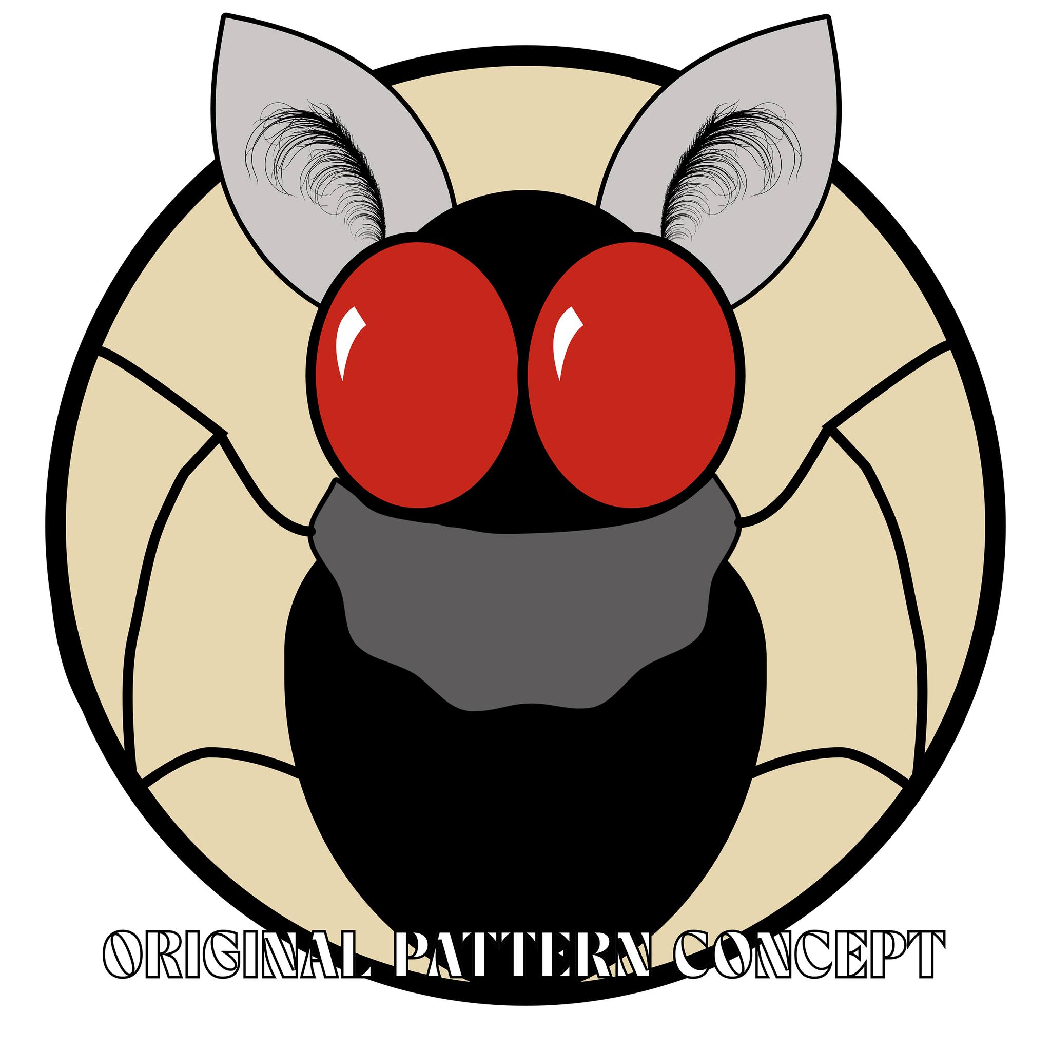 The pattern vs the finished piece. This Mothman went to live with my "not-by-blood" daughter. (AKA my daughter's friend.) She loves it!
#Mothman #stainedglass #Wisconsin #art #sidequestcurios