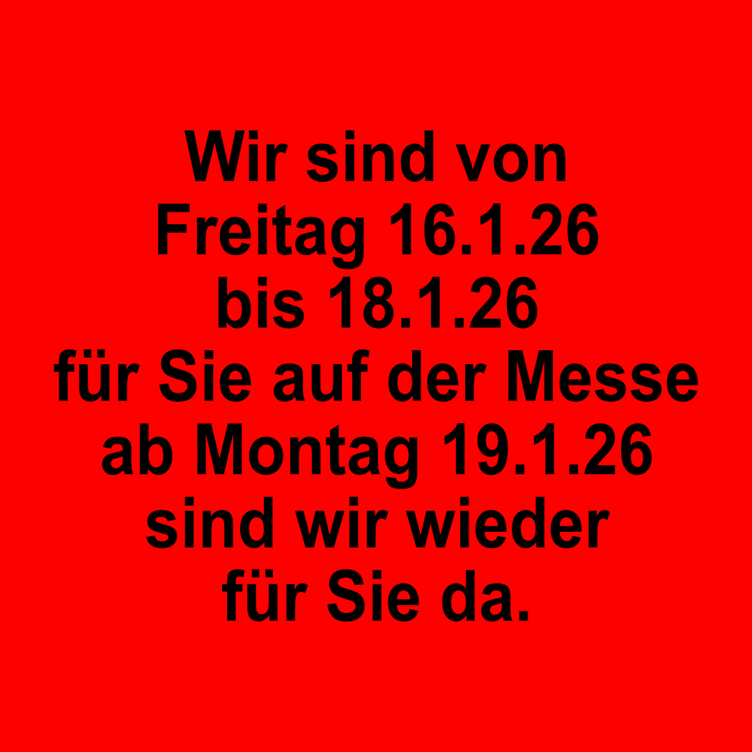 Damit wir immer aktuelle Brillen haben, sind wir dieses Wochenende für Sie auf der Messe.