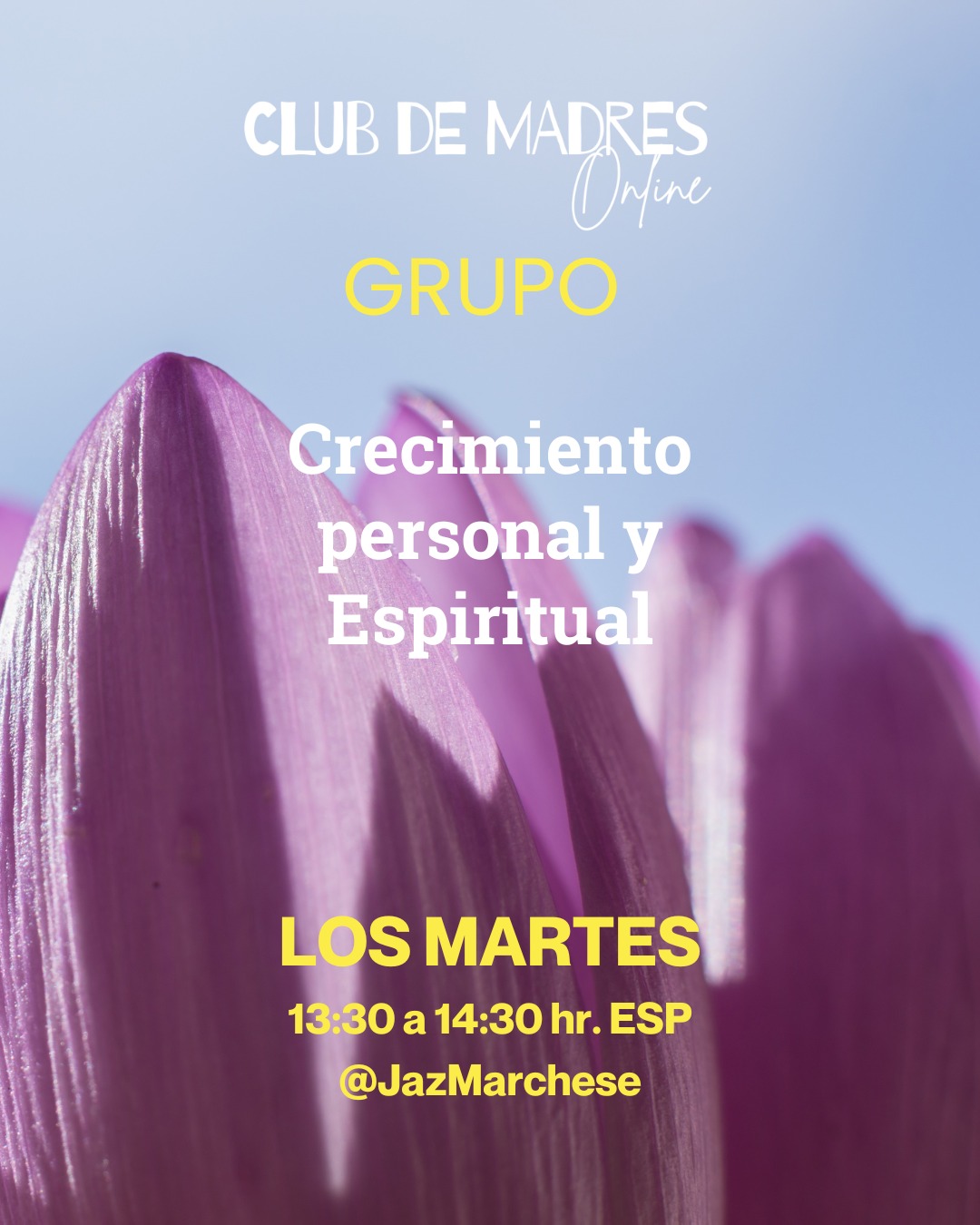 Grupo de Crecimiento Personal y Espiritual
🗓 Cada martes a las 13:30 h
📍 Club de Madres Online
Un espacio de encuentro y acompañamiento facilitado por Jazmín, cofundadora del Club de Madres, terapeuta Gestalt, hipnoterapeuta y madre de Oli.
Este grupo es una invitación a compartir lo que va emergiendo en el proceso de ser madres: emociones, desafíos, preguntas y aprendizajes.
Un espacio de crecimiento personal y espiritual donde nos escuchamos, nos reflejamos unas en otras y comprendemos que no estamos solas en lo que vivimos.
A través del intercambio y de bases espirituales como el principio del reflejo, exploraremos cómo lo que el otro nos muestra puede convertirse en una herramienta de conciencia, sanación y acompañamiento en la crianza.
Un lugar seguro para parar, mirar hacia dentro y sostenernos juntas. 🌱
#ClubDeMadresOnline
#CrecimientoPersonal
#CrecimientoEspiritual
#MaternidadConsciente
#MaternidadAcompañada
#CrianzaConsciente
#GrupoDeApoyo
#EspacioSeguro
#SanaciónEmocional
#MadresEnComunidad
