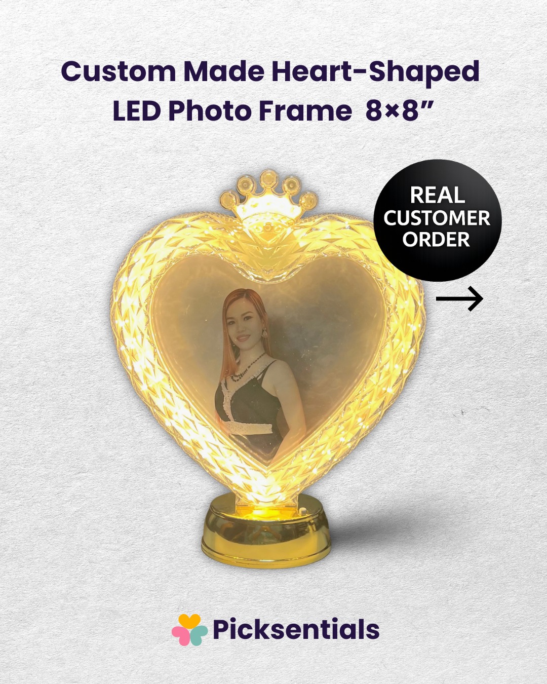 Real client order 💜
This LED Heart-Shaped Photo Frame was custom-made exactly as requested -designed to light up a special memory.
A perfect gift for family or friends, made even more meaningful through personalization.
At Picksentials, every custom order is crafted with care, from concept to finish.
Thank you for trusting us with your moments 🤍
📩 Message us to customize your own LED photo frame
#RealClientOrder
#LEDPhotoFrame
#HeartShapedFrame
#CustomMade
#PerfectGift
#GiftForFamily
#GiftForFriends
#Picksentials
#PersonalizedGifts
#CustomizedWithLove
#GiftIdeasUAE
