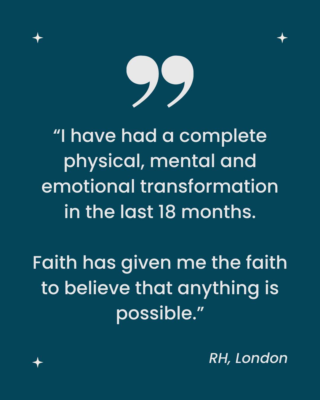 This client came to me feeling unsure of what was possible for themselves...
Together, we spent the first couple of sessions focusing on wellbeing and, over 6 months, they lost 2 stone. They told me they hadn’t imagined this transformation was possible!
10 months later, when we started the second block, we turned our attention to relationships. Building on the success of the first block, they explored new areas of life, clarified their needs, and grew their self-esteem.
The changes didn’t just happen in our sessions, they carried forward into everyday life, creating lasting empowerment.
Now, they describe their journey as a complete physical, mental and emotional transformation, with renewed drive, self-belief, and positivity in all areas of life. This is what fills me with pride!
It’s been incredible to guide them and prove that real growth happens both during AND between sessions.
If you're ready to start your own transformation? Book a free Discovery Call today by clicking the link in my bio.