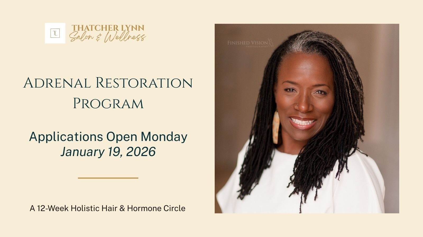 I'm excited to open the doors to the Adrenal Restoration Program next week!
I am finalizing the curriculum for the February Cohort, and I can't wait to share this clinical roadmap with yo u.
This is a 12-week deep dive into your biology, hormones, and hair growth. Because we go so deep, enrollment will be by Application Only to ensure we are the right support for your goals.
The investment for this 12-week protocol is $699 (Payment Plan Options Available).
If you are currently in my Winter Wellness Challenge, check your inbox. You have a "Special Gift" waiting for you that let's you skip this fee entirely if you schedule your Scalp or Hair Tissue Analysis before Sunday!
Applications open Monday. Get Ready!
#ThatcherLynn #Trichology #AdrenalHealth #SecondSpring