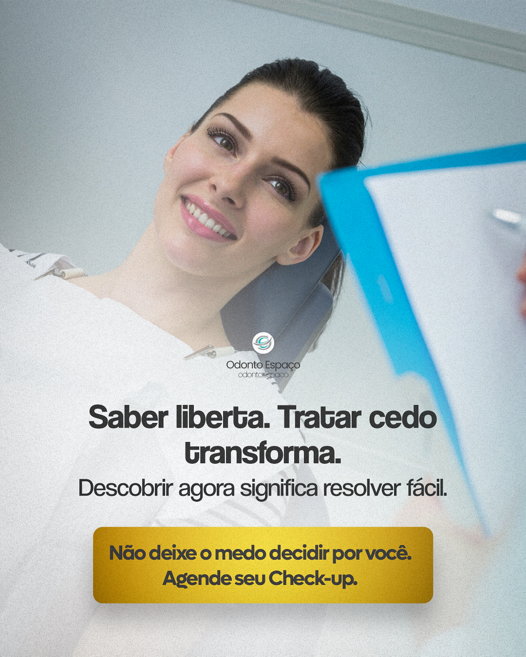 Muitas vezes, o medo do diagnóstico nos impede de cuidar do que é mais precioso. 🧠
Mas, na OdontoEspaço, acreditamos que a informação é sua maior aliada. Saber o que acontece no seu sorriso traz liberdade.
Descobrir um detalhe cedo é o segredo para um tratamento simples, rápido e indolor. O tempo está ao seu favor quando você antecipa o cuidado. 🦷
💎 Aqui, você encontra um ambiente seguro e um acolhimento que entende seus receios e os transforma em tranquilidade.
Tire esse peso dos ombros e recupere o controle da sua saúde.
👉 Agende seu Check-up do Sorriso pelo link na bio.
#OdontoEspaco #CheckUpDoSorriso #SaudeBucal #VilaMariana #BemEstar #OdontologiaSemMedo #odontoespaço #dentistavilamariana #vilamarianasp #VilaMariana #ortodontia #ortodentista #dentistasp