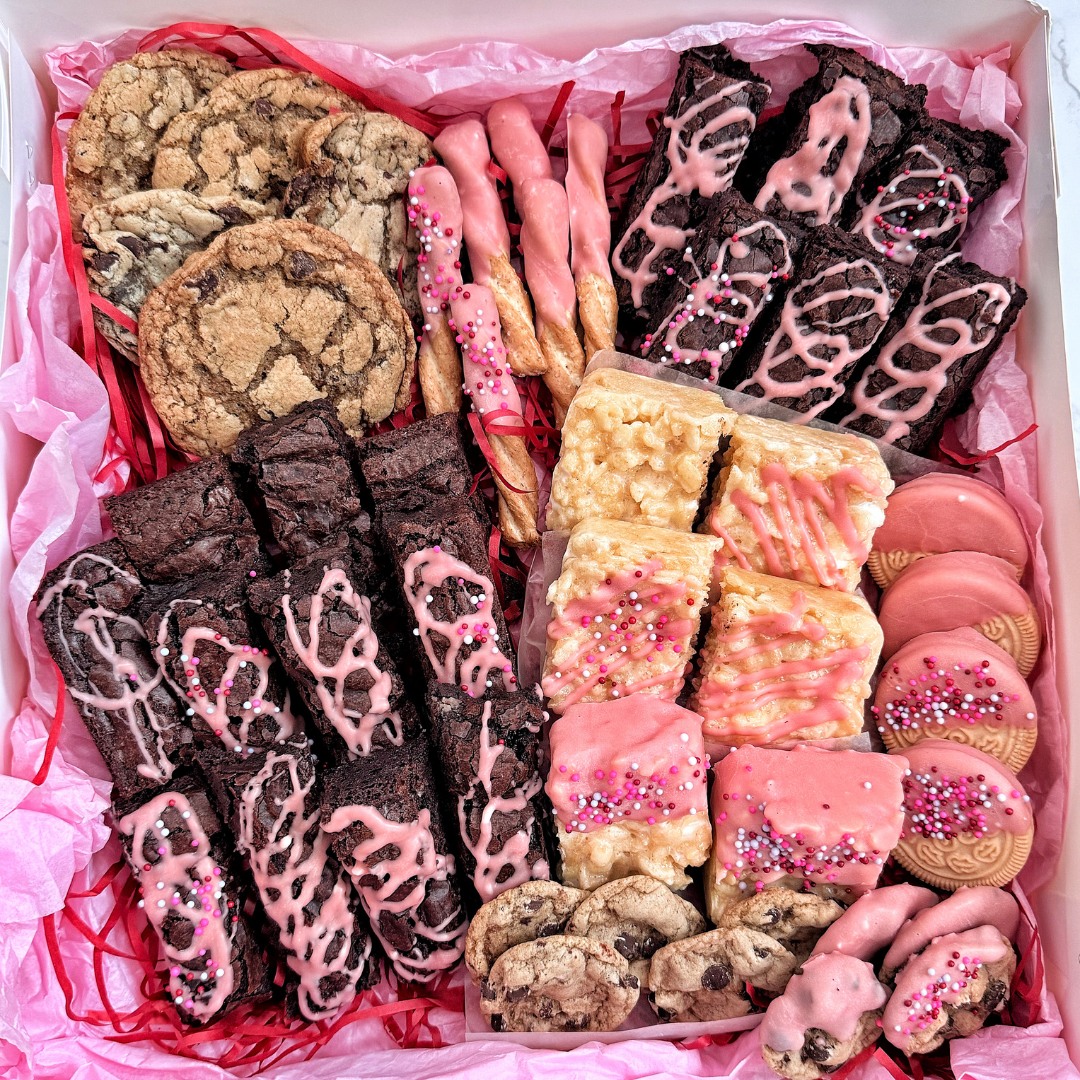 These treats are made for YOU — you, the busy mom or dad, friend, co-worker, anyone who somehow always ends up in charge of dessert at any given time 😄🍪
It’s possible I’m only invited places anymore so I can bring dessert… and really? I’m okay with that! (And if you're bringing something like this to your next party, it's likely you'll be invited back for the same reason!)
Made this treat box for a dinner with friends, designed intentionally as content to show off examples of non-cake treats made to order 😜 While this one is Valentine’s Day themed, the colors and designs can be customized for any theme or event.
This box featured two brand-new go-to recipes:
✨ New & improved chocolate chip cookies (chewy, rich, but not to sweet)
✨ New & improved Rice Krispie treats (soft, chewy, and dangerously good)
Perfect grab-and-go treats for parties, school dances, weddings, simchas, winter events, or those “I just want dessert” days.
💘 Valentine’s Day orders are open! Perfect for class parties, Galentine’s, teachers, co-workers, dance events, winter socials, and family celebrations. Limited availability — message me soon to reserve your spot! 💌 (Think also pink hot cocoa, pink popcorn and more!)
🌐 www.treatsbyallyson.com
IG: @treatsbyallyson
FB: Treats by Allyson
New here? Welcome! 👋🏻 All my treats are dairy, egg, peanut, and tree nut-free, with fully customizable options: i.e. gluten, sugar & other ingredients to meet your needs—all without compromising on flavor (seriously, though, they’re even better!). Don’t believe me? Try them—you’ll never look back!
#CustomTreats #CakeDecorating #carrollcounty #carrollcountymd #carrollcountymaryland #weddingcakes #localbaker #localbakery #localbakeries #cupcakes #carrollcountybakery #manchestermd #hanoverpa #westminstermd #customcake #customcakes #customcakes #birthdaycake #WinterDesserts #HolidayBaking #holidaybakingseason #holidaytreats #valentinesday #valentinesdaytreats #valentinesdaydessert #valentinesdaydesserts