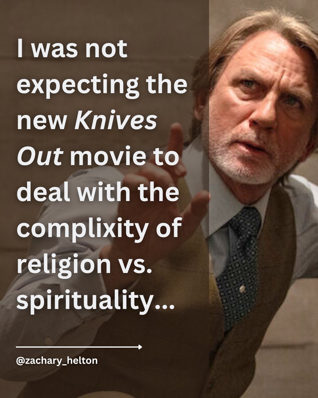 I was surprised at how the new Knives Out movie, Wake Up Dead Man, dealt with the tension between religion and spirituality. A surprisingly honest moment about religious trauma, storytelling, and what healthy spirituality could look like—for anyone on a faith deconstruction journey. #KnivesOut #WakeUpDeadMan #FaithDeconstruction #ReligionVsSpirituality #Exvangelical