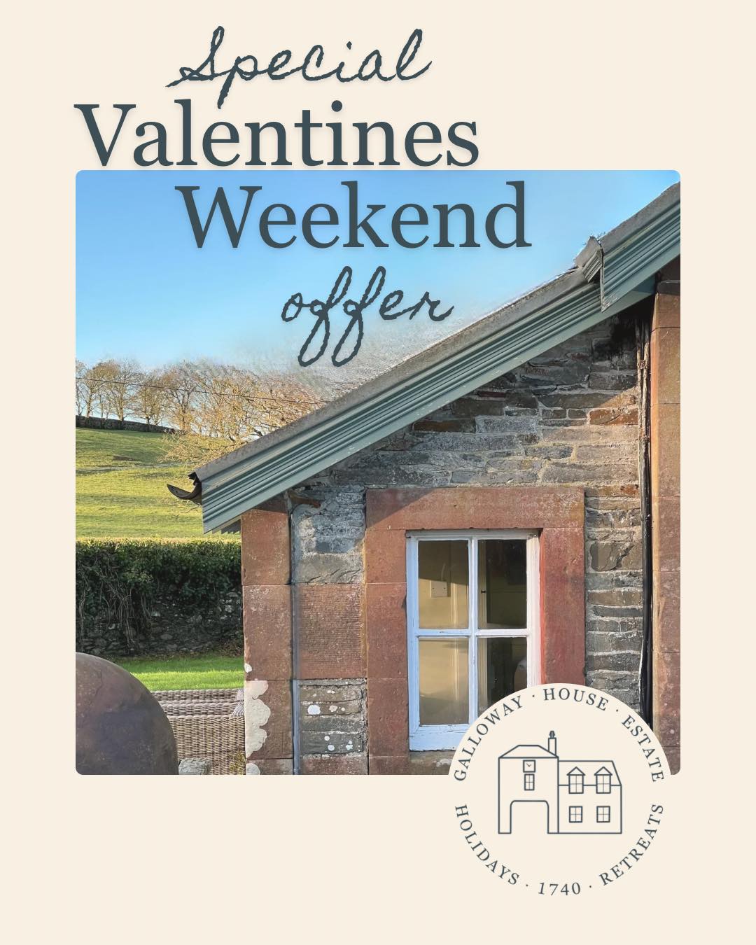 We are offering 20% off for a romantic stay in our idyllic High Lodge. This is available for a stay over Valentine’s Weekend.
Dm to enquire about your stay and get your exclusive offer.