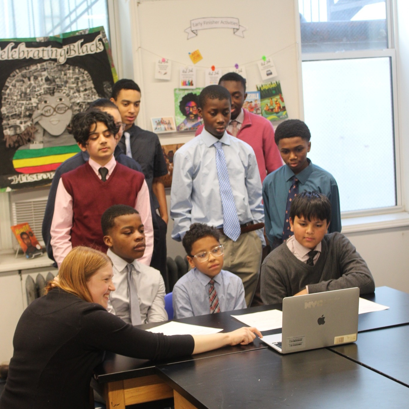 Hey A.J.!, from GJA! On Tuesday afternoon a select group of students got to interview @mr.tomonoshi about his illustrious professional and creative career, his time working with the 7th grade in their art class at GJA, and the time and dedication he took to create Hey A.J.!, now available on @disneyjr and @disneyplus
On Wednesday morning, the boys got to enjoy a Saturday morning cartoon style viewing of the first episode of Hey A.J.! in their pjs with some goodies, thoroughly enjoying the fruition of the hard work @mr.tomonoshi has been working towards for years.
Find the full Zoom interview at our Linktree in Bio.
#haveagjaday #needblindadmission #financialaidforall