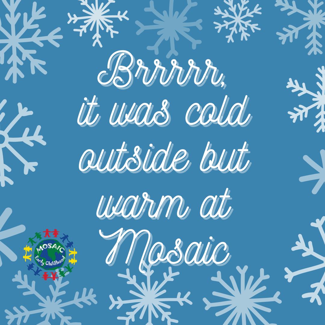 Our doors were open today—for the families who needed us.
Reliability. Care. Commitment.
That’s Mosaic. 💛
So thankful for our teachers who always show up.
.
.
.
.
.
#mosaicearlychildhood #northshorefamilies