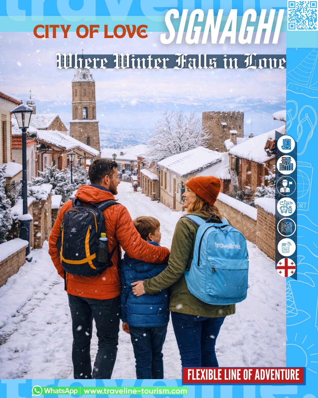 💙 PRE-ORDER SPECIAL | VALENTINE’S IN GEORGIA 🇬🇪
If you see this, it’s a sign ✨
A sign to spend a day in Sighnaghi-the City of Love, with your Valentine, and step into your own love story, straight out of a fairy tale. ❄️💖
DID YOU KNOW? 🩵
In Georgia, there’s a place called the City of Love… #Sighnaghi, with its pastel streets, cobblestone lanes, and sweeping views of the Alazani Valley, is where every corner feels like a page from a storybook.
This Valentine’s, wander magical streets, sip coffee in cozy cafés, and watch sunsets painted just for you-Sighnaghi makes romance effortless.
✨ Pre-order your Valentine’s escape with #Traveline
DM “LOVE” and let the city do the rest.
📍 #Sighnaghi, Georgia
#ValentinesInGeorgia #LoveInSighnaghi #CityOfLove #ValentinesEscape #RomanticGetaway #CouplesTravel #LoveStoryMoments #TravelWithLove #travelwithtraveline #CoupleGoals #TravelMoments
