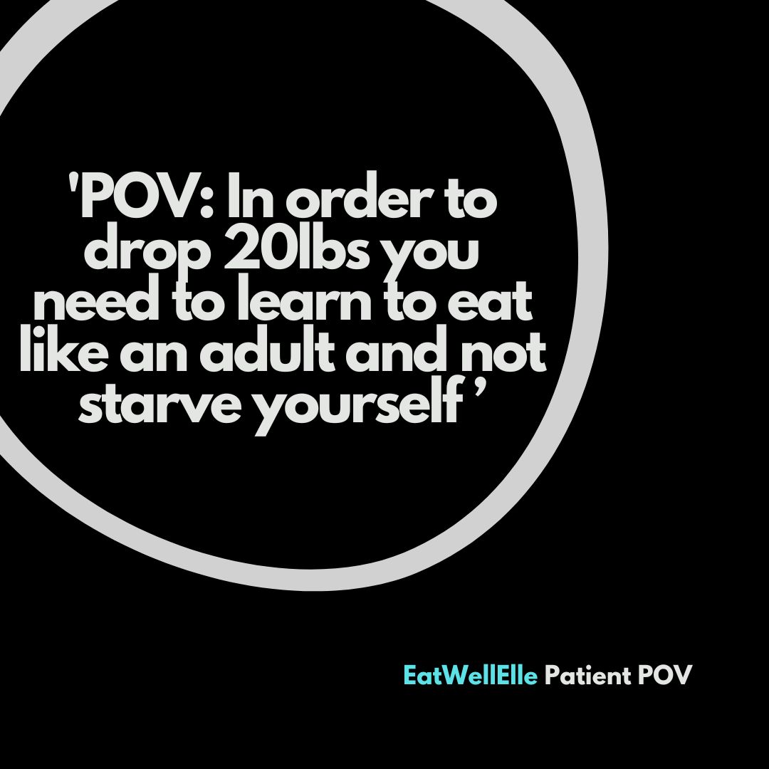 Patient POV: Sustainable weight loss didn’t come from restriction—it came from regular meals, enough protein, and consistency.
Sometimes “eat like an adult” just means fueling your body instead of fighting it.
Patient chronicles.