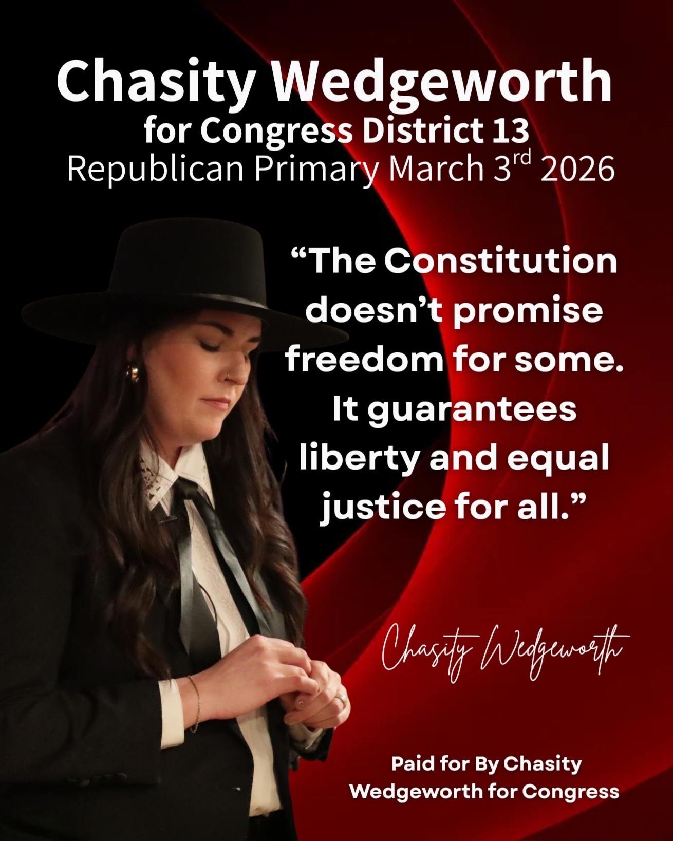 Peaceful protest isn’t radical — it’s constitutional.
Dr. King relied on the First Amendment, the courts, and civic participation to demand justice.
Liberty requires participation. 🇺🇸
— Chasity Wedgeworth, Republican for Congress, TX-13
#MLKDay #constitutionfirst #WeThePeople #RuleOfLaw #tx13