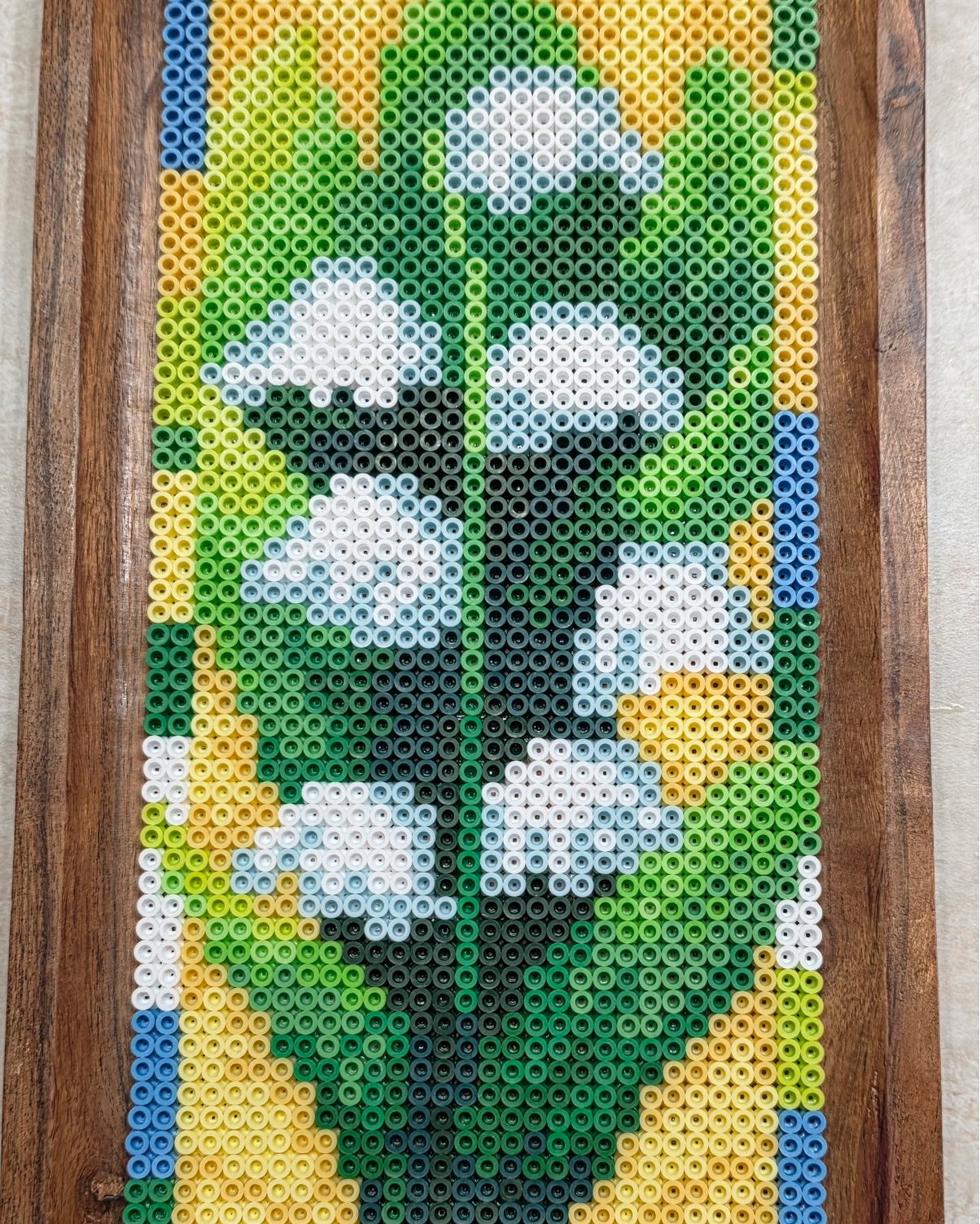 This project contains approximately 1,950 beads and took me 9 hours to complete. I don't remember the tray size.
