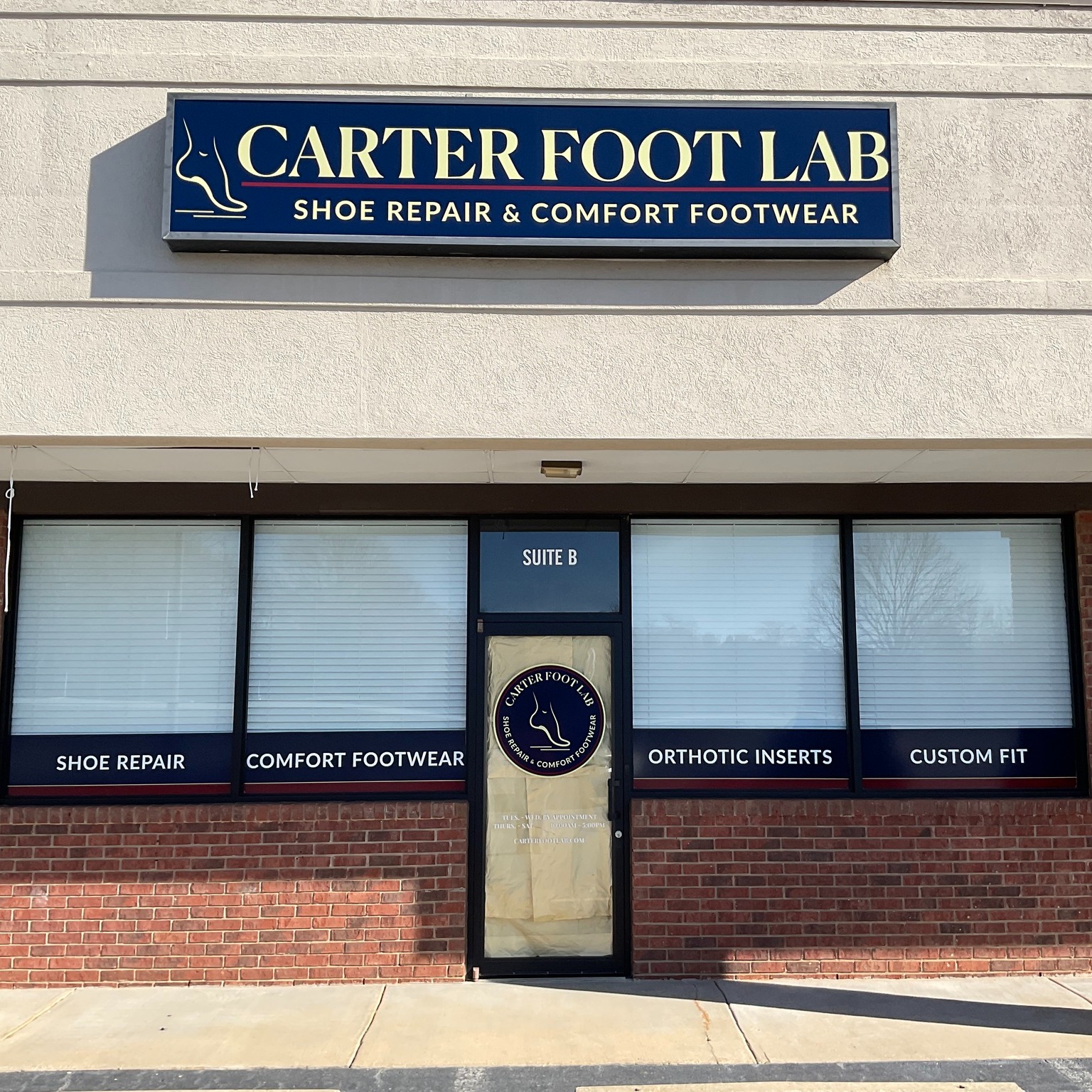 One of our passions here at SignForce is helping others bring their new business brands to life. We had the absolute pleasure of working with Carter Foot Lab to develop their designs and signs from the ground up!
What did we create?
• Creation of custom logo, typography, and color scheme to be used across future products and branding
• Eye-catching window graphics designs to grab the attention of future customers
• A large cabinet sign to let the community know they’re here and ready to help
Let us help you as you start your new business and make sure you get quality branding!
--
Looking to update your business signage or create new graphics for an upcoming event? Whether you need signs, banners, or custom graphics, we’re here to help!
For our Greenville location, call (864) 479-7446 or email Beth at beth.berry@signforcesc.com
OR
For our Spartanburg location, call (864) 582-3600 or email Drew at drew.harding@signforcesc.com
You can also visit our website at https://www.signforcesc.com/
We’d love to bring your vision to life!
.
.
.
#footlab #medical #smallbusiness #businessowner #community #greenvillesc #greenville #signageideas #localbusiness #smallbusinesses #signage #newyears #signagedesign #smallbusinesslove #SignageMaker #yeahthatgreenville