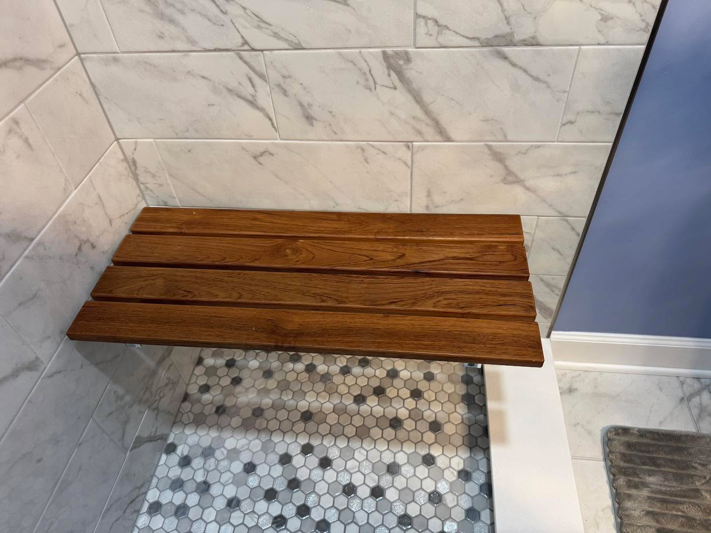 🛠️Aging-in-place upgrades that make a real difference
Installed a secure grab bar and a fold-down teak shower seat for a customer preparing their home for safer, more comfortable daily living. Small additions like these go a long way in keeping bathrooms accessible and worry-free.
If you or a family member need safety upgrades or home modifications in Fayetteville or Hope Mills, Taskline Home Services is here to help with reliable, professional installs.
📍Local. Trusted. Detail-focused.
📞Message anytime to schedule.