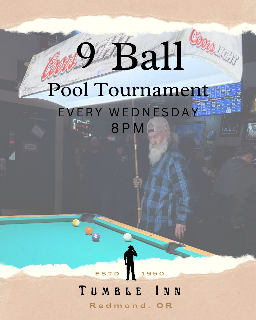 🎱 Pool + 🍻 Drinks + 😎 Locals = ❤The Tumble Inn
Who's In?!
#RedmondDiveBar #9BallNight #TumbleInn #LocalBarVibes #PoolPlayers #thetumbleinnredmond #TumbleInn #localsknow #thetumble #TumbleInnTavern #DiveBarFun #RedmondOregon #centraloregon #RedmondDiveBar #localhangoutredmond #RedmondORBars #localbusiness #redmondoregon #RedmondOR #TumbleInnRedmond #LocalBarLife #PoolPlayers #RedmondPoolPlayers #9BallTournament #PoolNight #PoolTournament