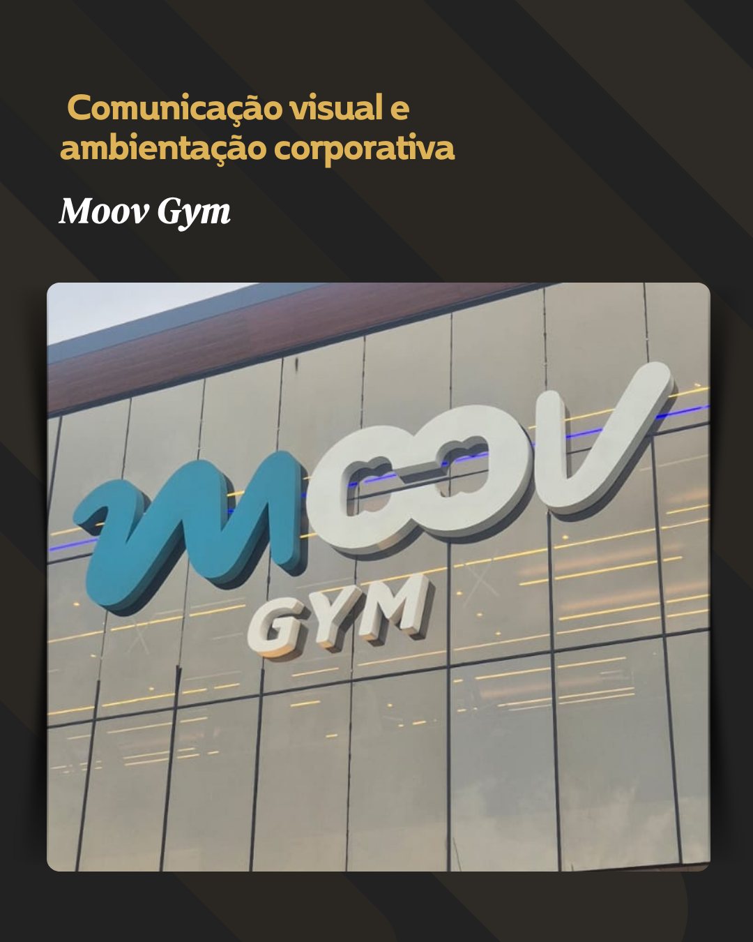 Neste carrossel mostramos de perto o serviço completo de comunicação visual e ambientação corporativa realizado para a Moov Gym:
▪️ letreiro em letra-caixa
▪️ aplicação de identidade visual
▪️ integração com arquitetura e iluminação
▪️ acabamento pensado para experiência e performance
Cada elemento foi planejado para reforçar a marca, valorizar o ambiente e criar presença desde a primeira impressão.
Comunicação visual não é só estética.
É estratégia, identidade e posicionamento.
📌 Arraste para ver como o espaço ganhou forma, personalidade e força de marca.
#ComunicaçãoVisual #AmbientaçãoCorporativa #LetraCaixa #IdentidadeVisual #ArquiteturaComercial #DesignDeEspaços #Arrematte #MoovGym