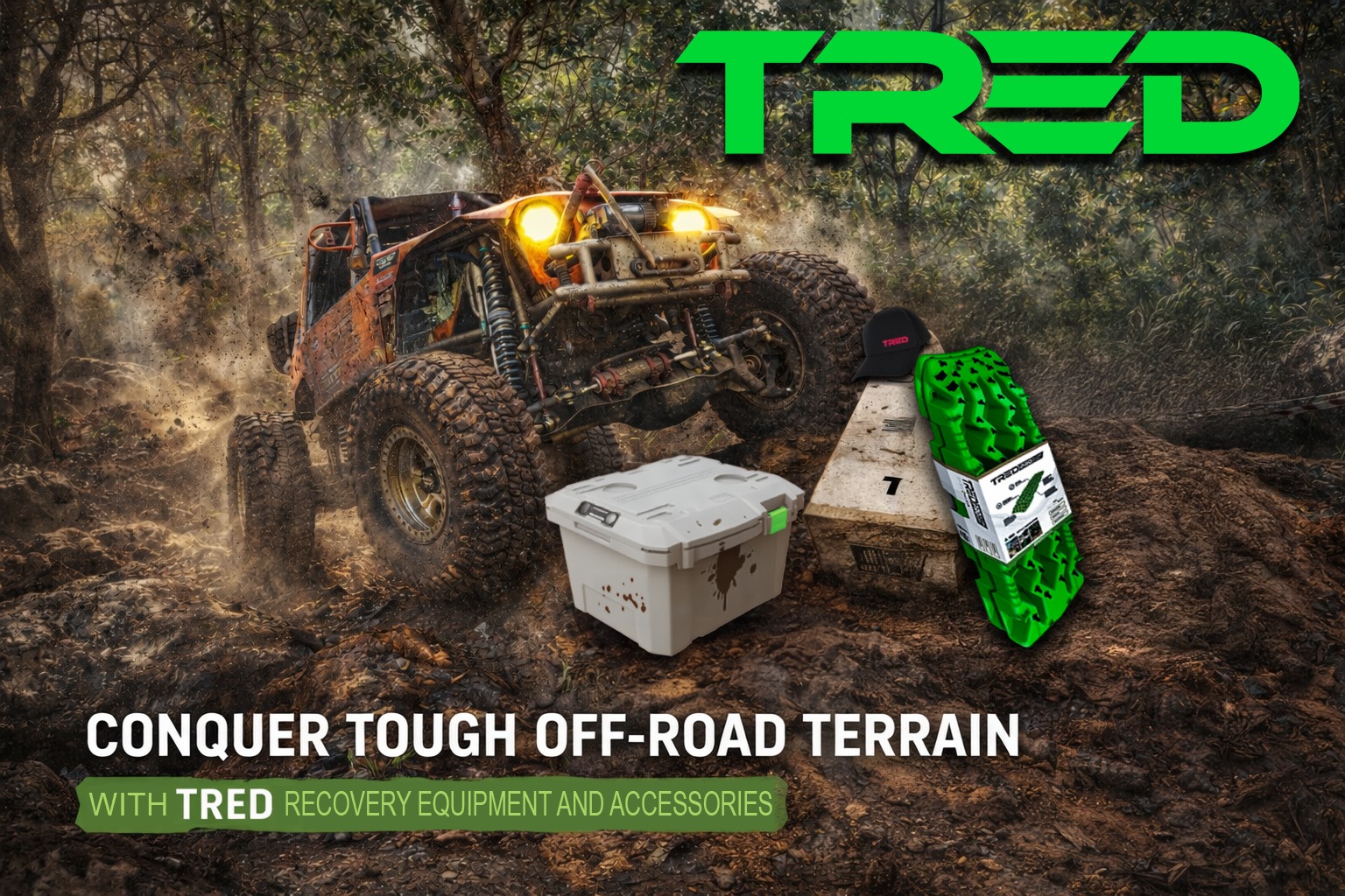 They’re back — and they’re sending it harder than ever. 💥🔥
A massive thank you to the legends at @tred4x4 for returning onboard as a sponsor for the 2026 Ultra4 Australia season. Best known for their battle-tested Recovery Boards, TRED also deliver a full range of heavy-duty storage boxes, caravan accessories, pegs and more — all built to cop punishment.
They build their gear tough, so we can push harder, dig deeper, and keep charging when the rest have quit.
Proud to have TRED back in the fight. 🏁💪🟢